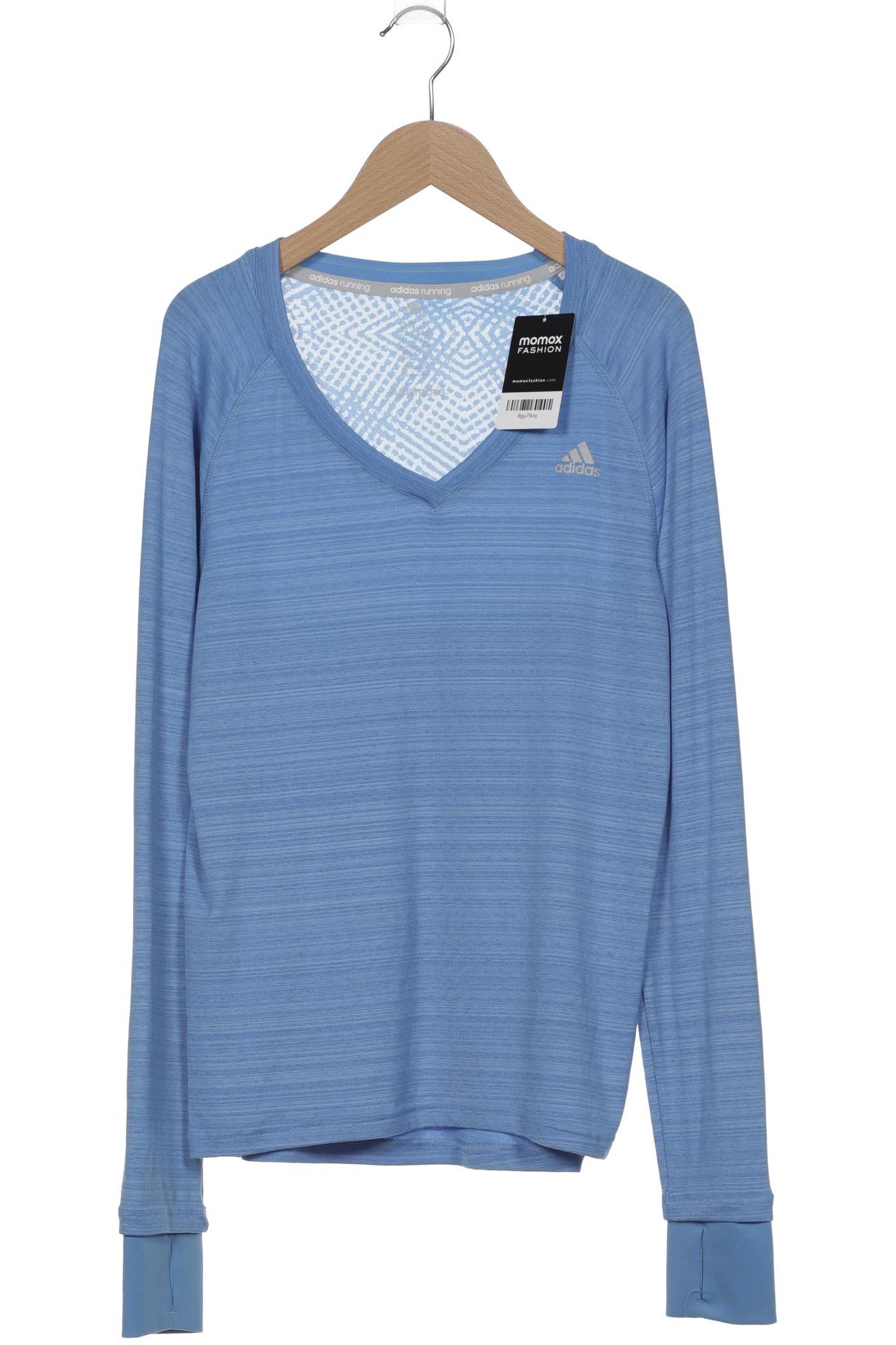 

adidas Damen Langarmshirt, blau, Gr. 38