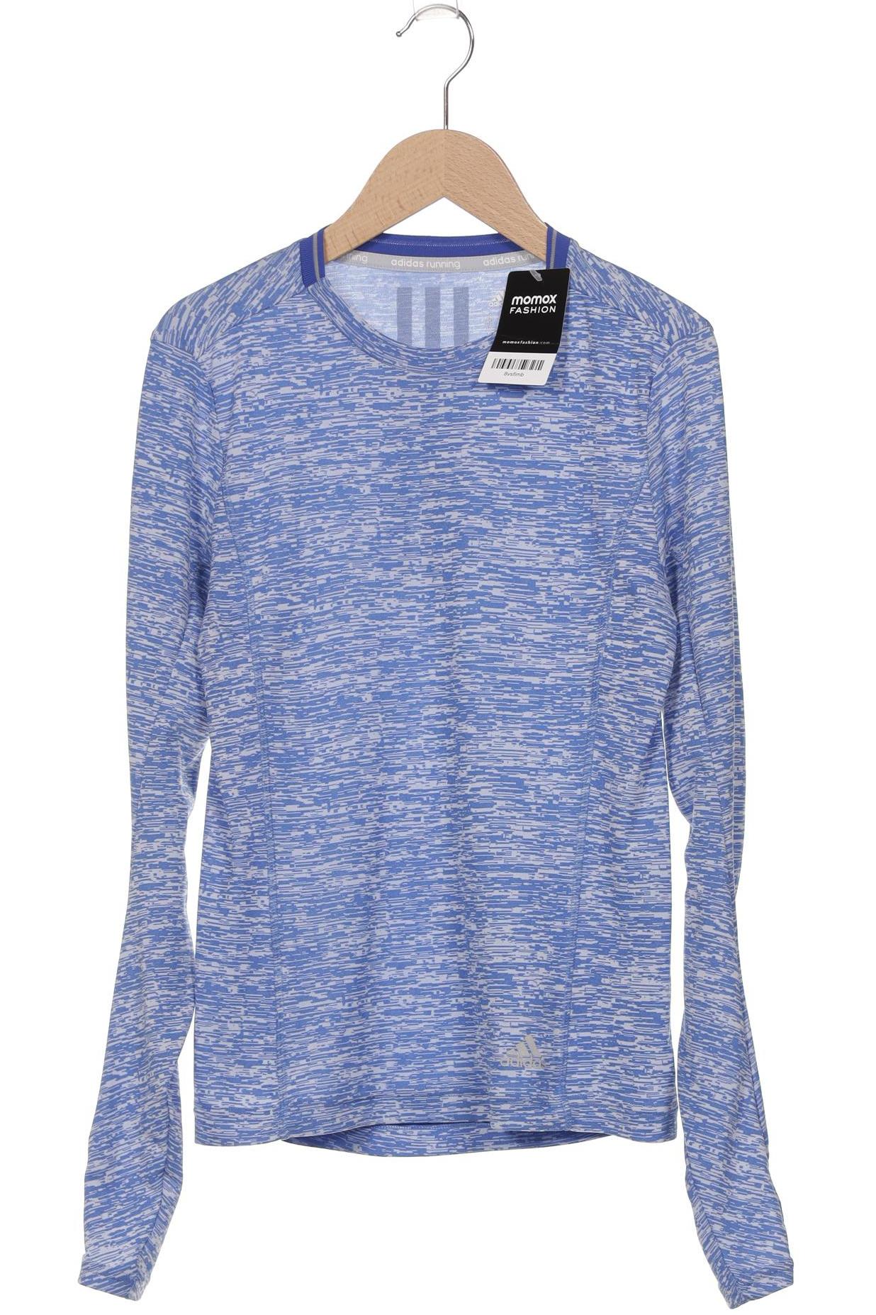 

adidas Damen Langarmshirt, blau, Gr. 34