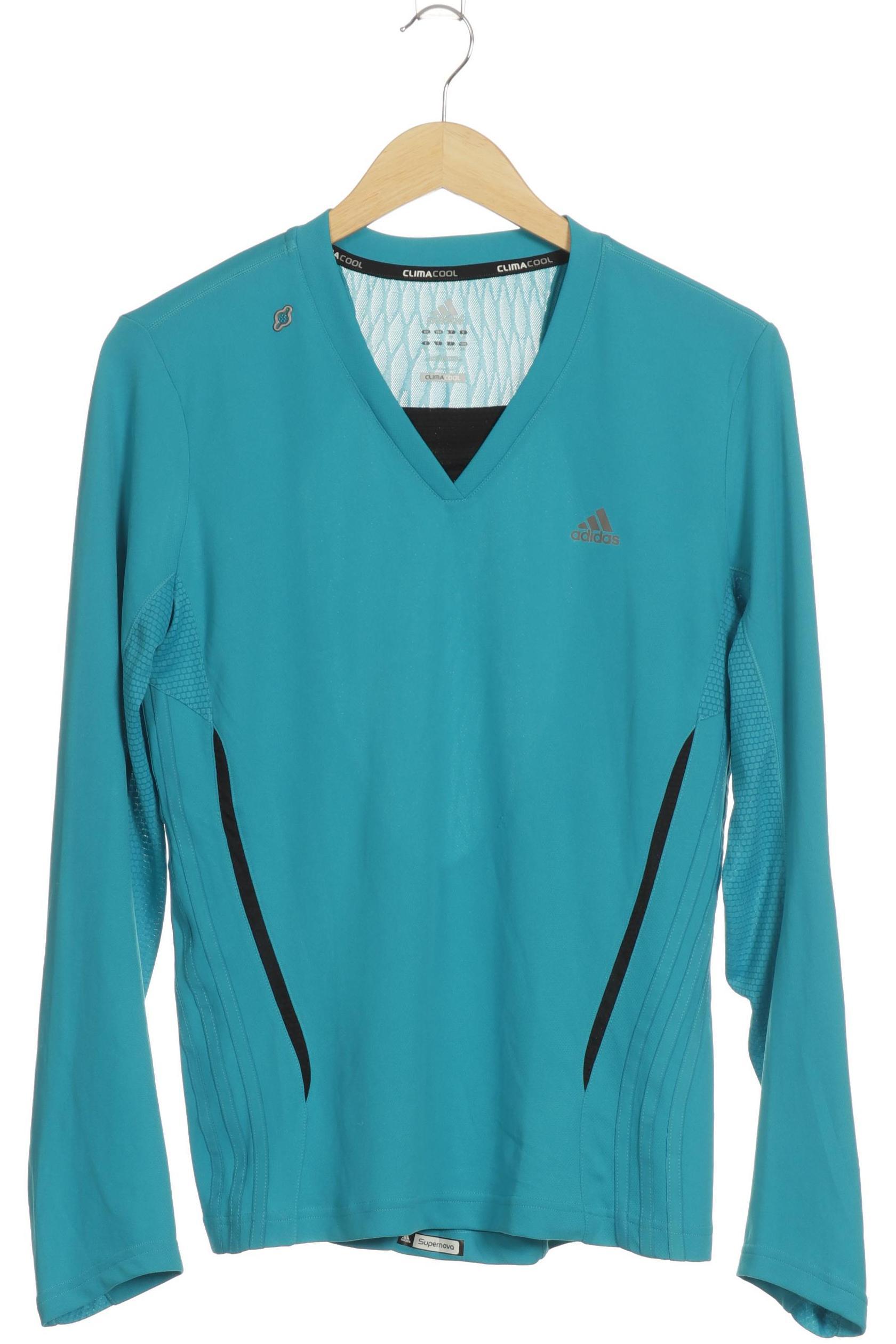 

adidas Damen Langarmshirt, blau, Gr. 44