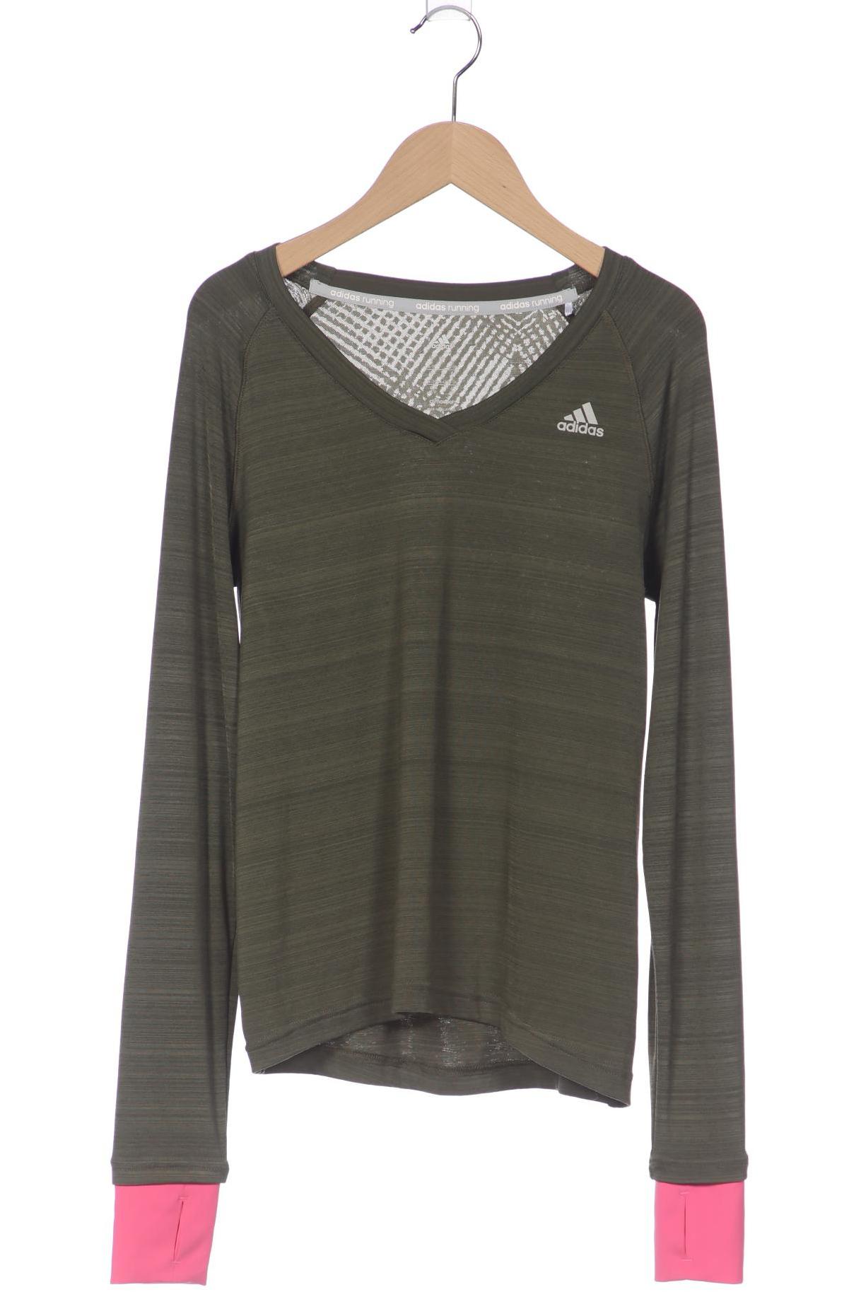 

adidas Damen Langarmshirt, grün, Gr. 36