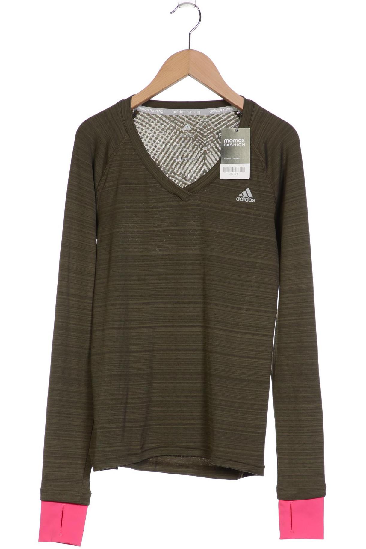 

adidas Damen Langarmshirt, grün, Gr. 36