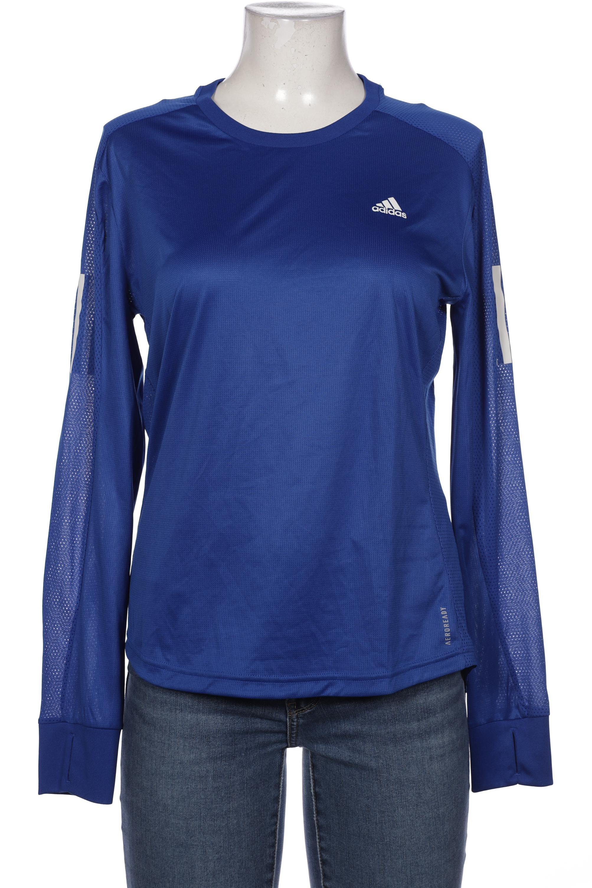 

adidas Damen Langarmshirt, blau, Gr. 42