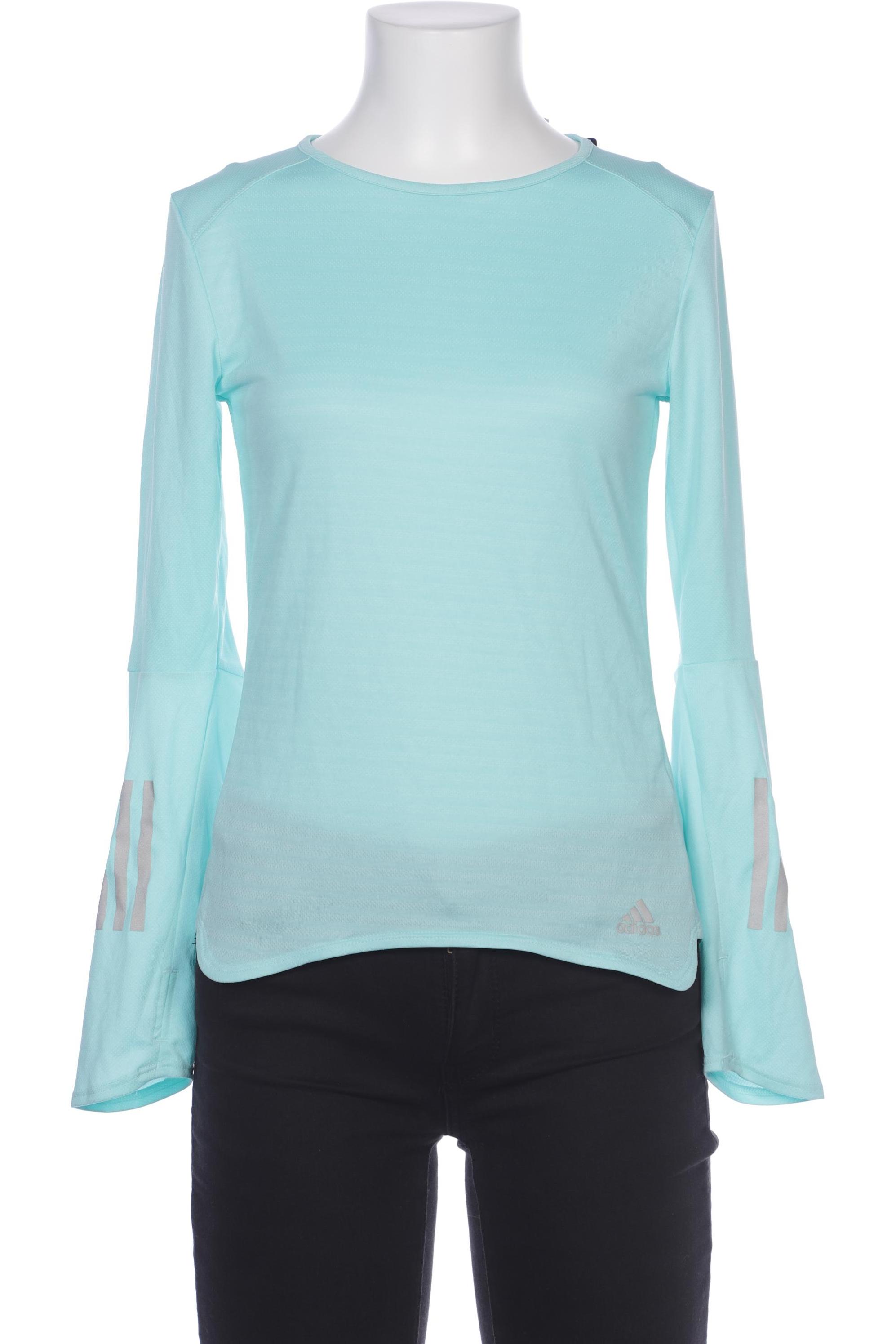 

adidas Damen Langarmshirt, türkis, Gr. 34