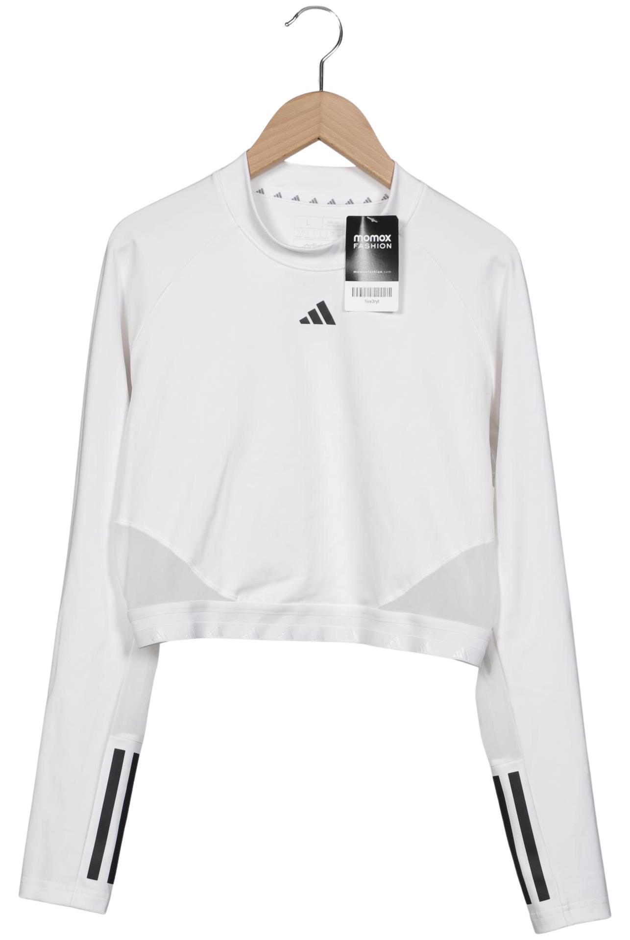 

adidas Damen Langarmshirt, weiß, Gr. 42