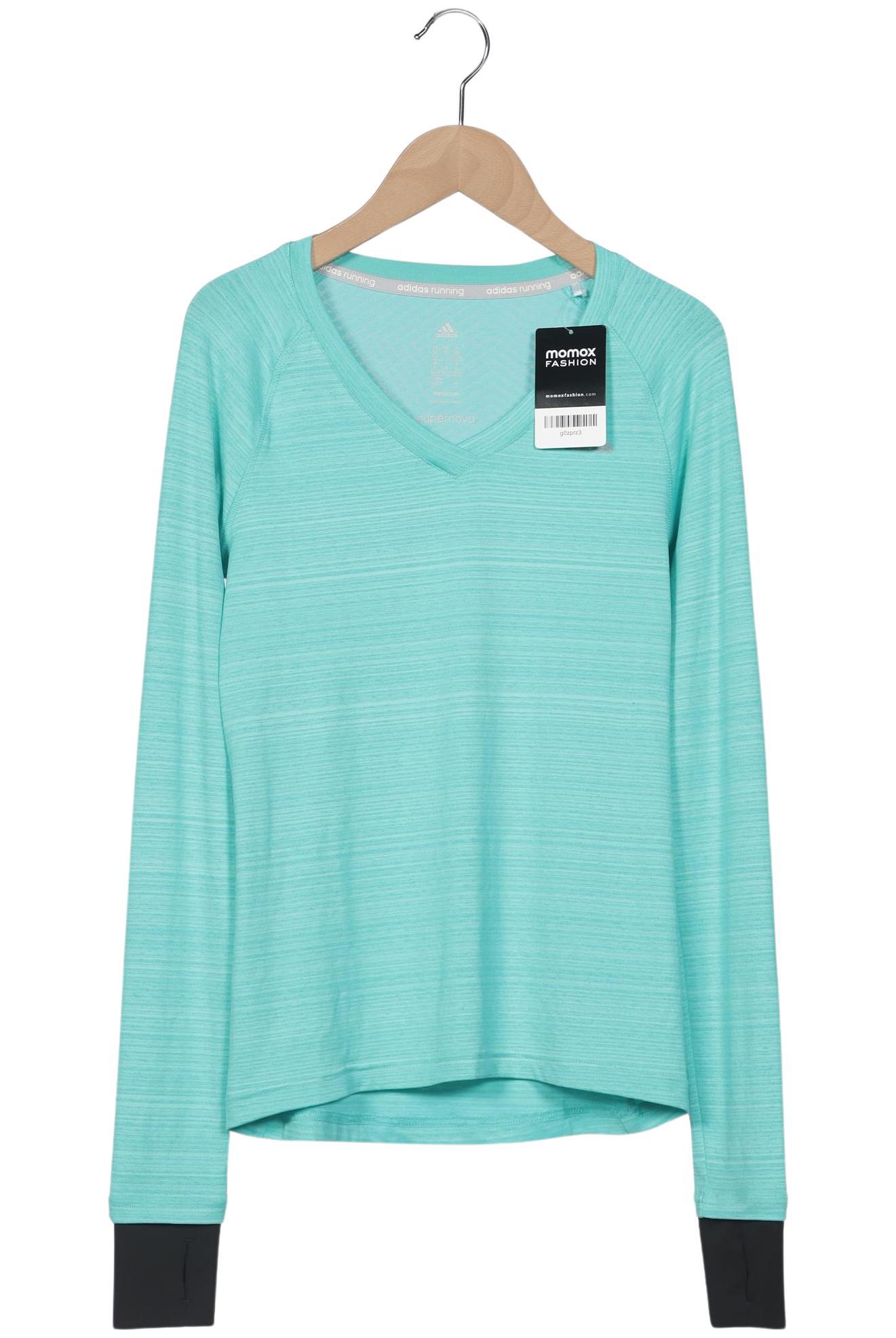 

adidas Damen Langarmshirt, türkis, Gr. 34