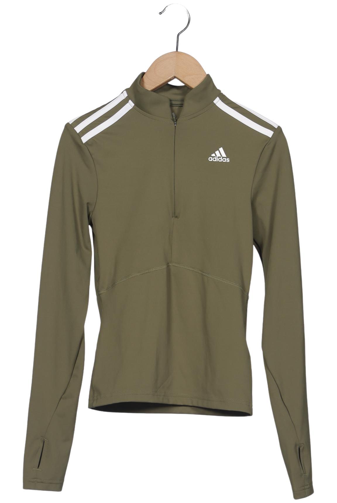 

adidas Damen Langarmshirt, grün, Gr. 34