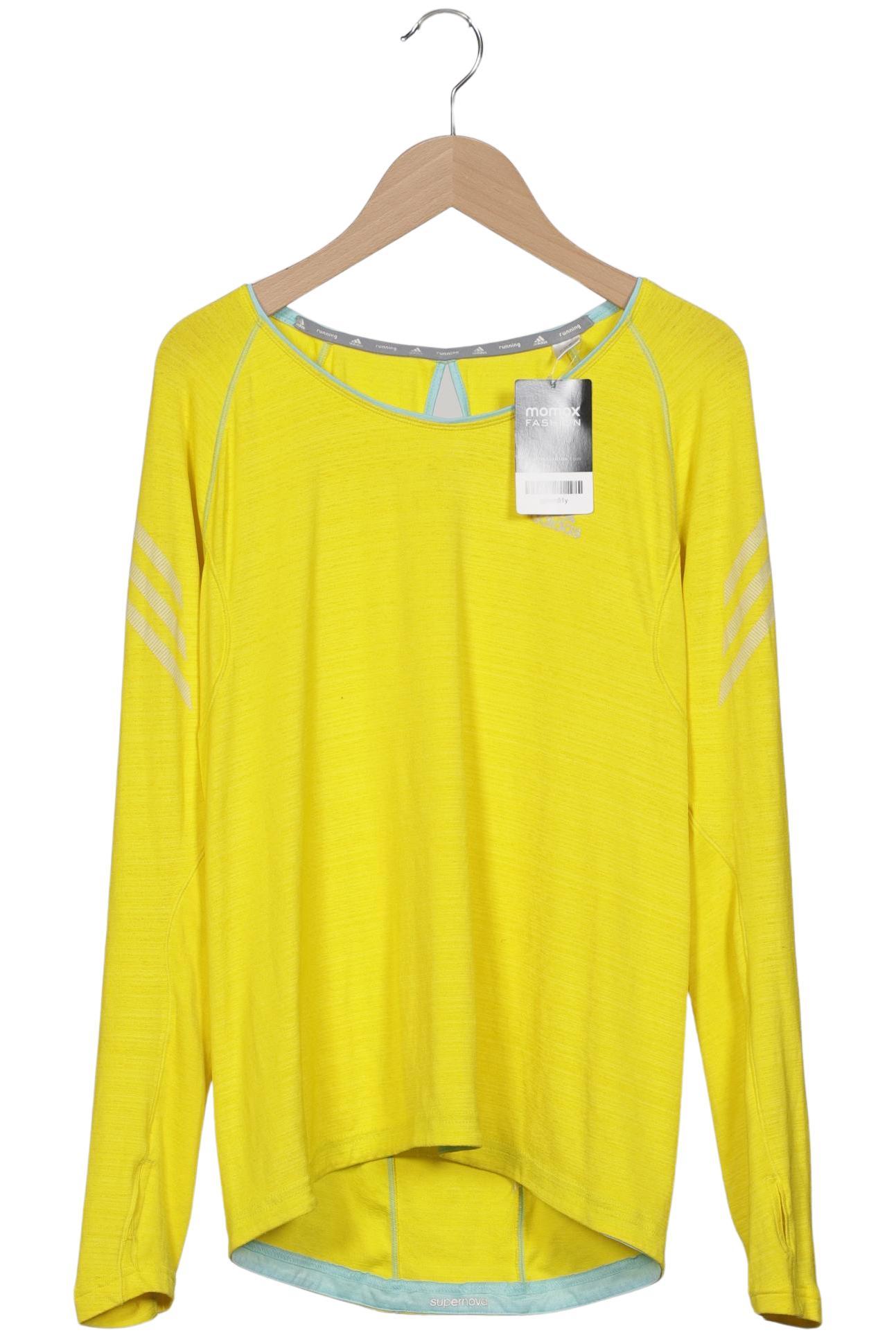 

adidas Damen Langarmshirt, gelb, Gr. 36