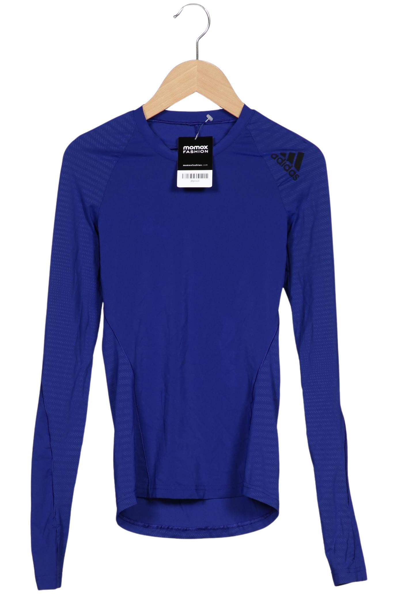 

adidas Damen Langarmshirt, blau, Gr. 34