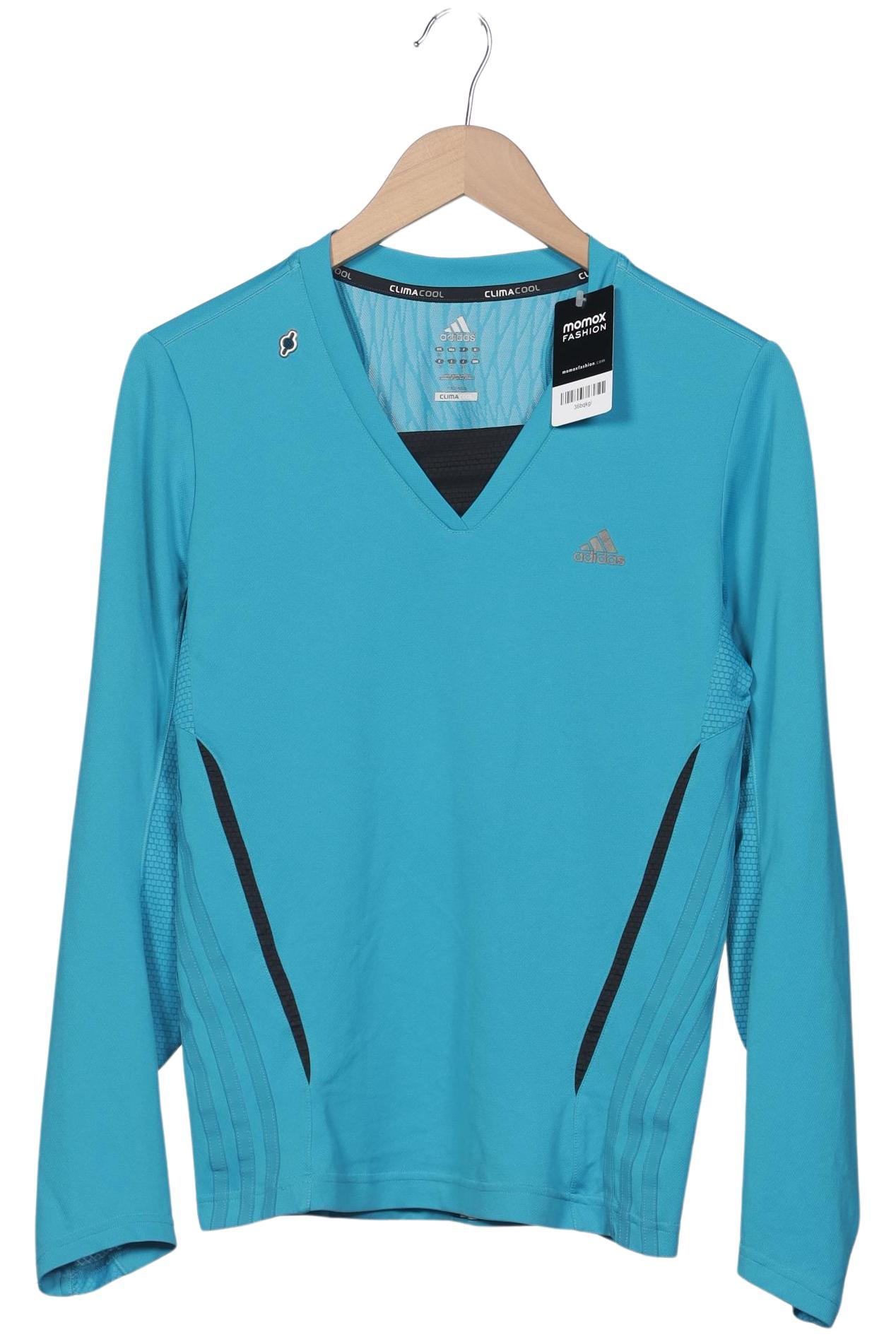

adidas Damen Langarmshirt, blau, Gr. 42