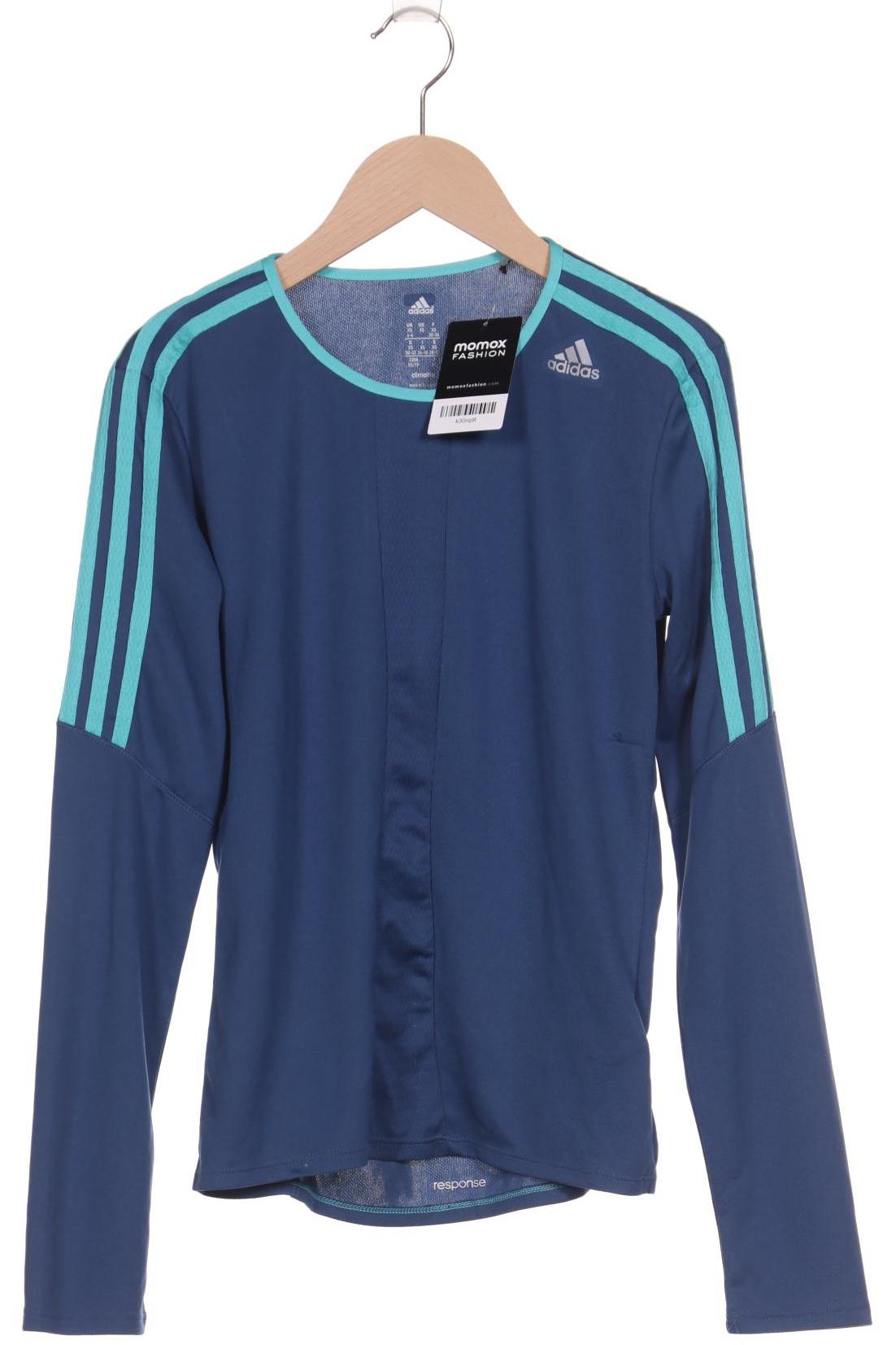 

adidas Damen Langarmshirt, blau, Gr. 34