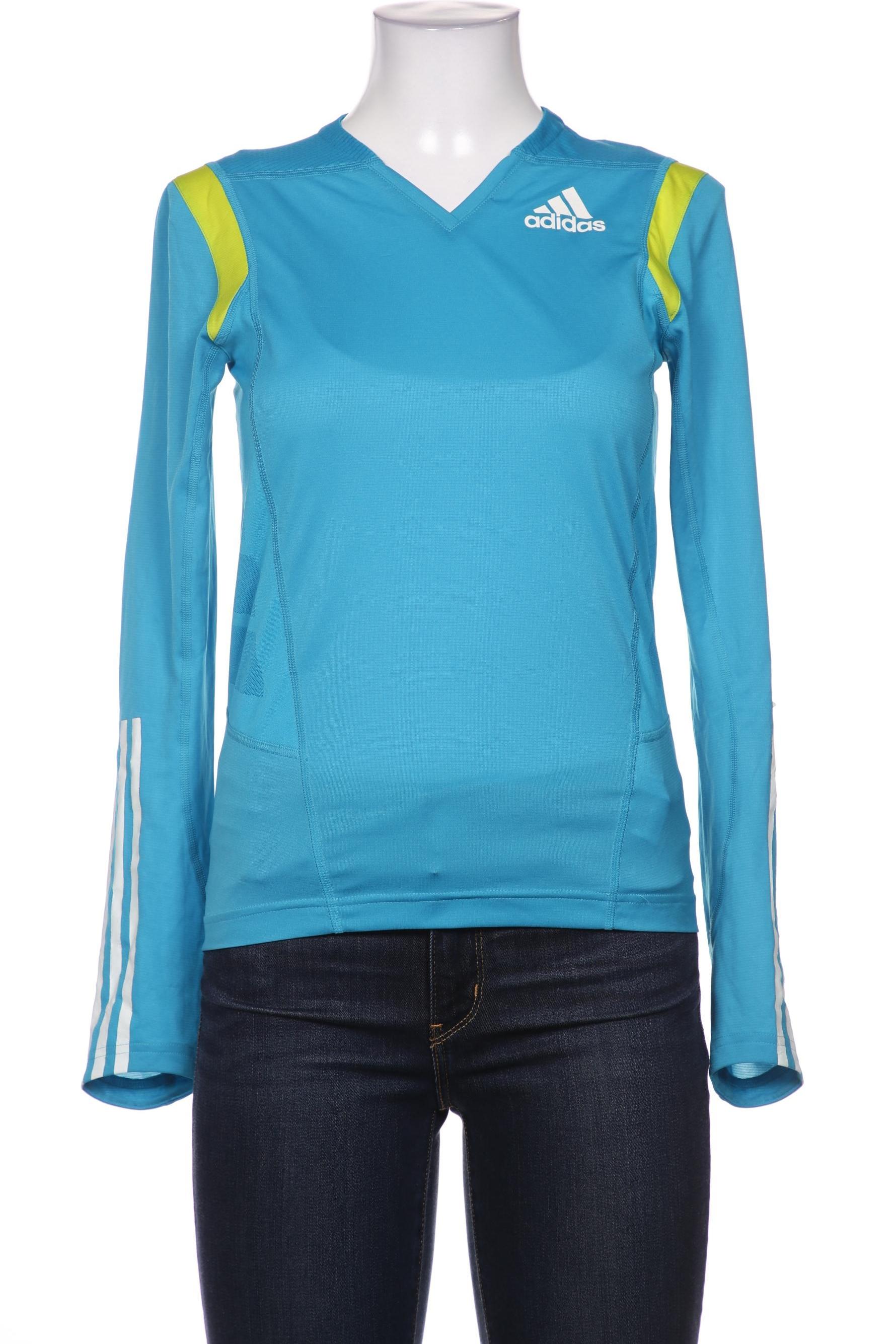 

adidas Damen Langarmshirt, blau, Gr. 36