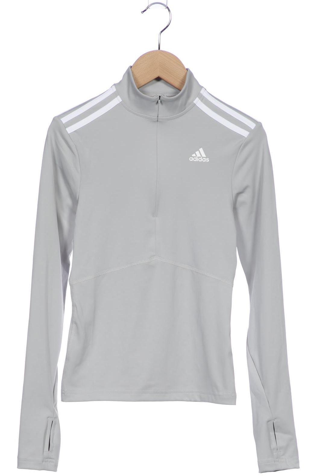 

adidas Damen Langarmshirt, grau, Gr. 34