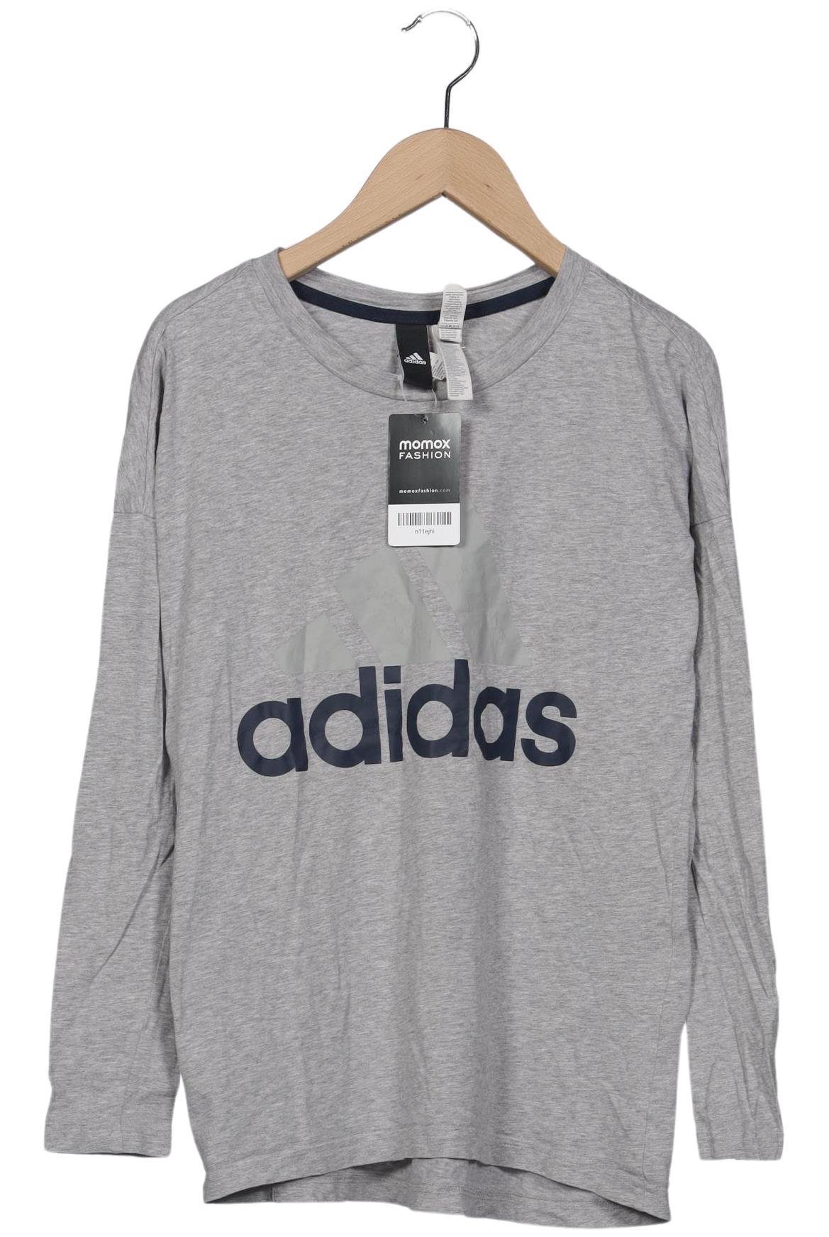 

adidas Damen Langarmshirt, grau, Gr. 34