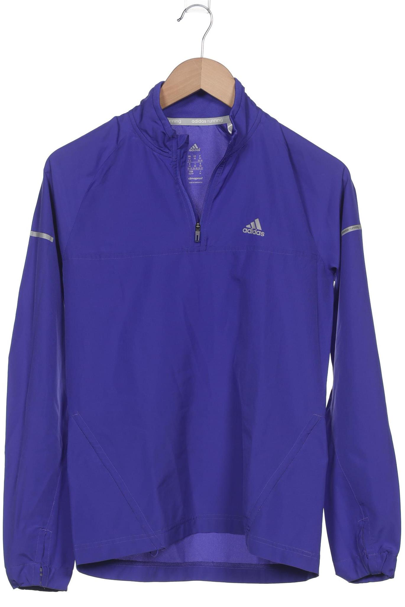 

adidas Damen Langarmshirt, blau, Gr. 34