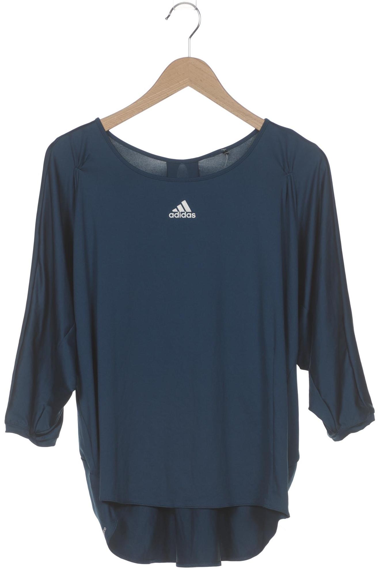 

adidas Damen Langarmshirt, blau, Gr. 44