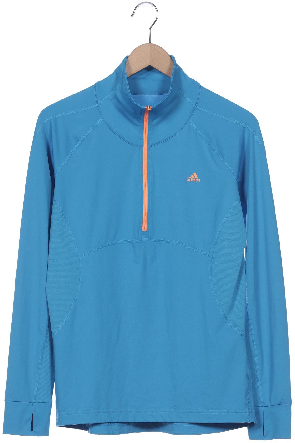 

adidas Damen Langarmshirt, blau, Gr. 42