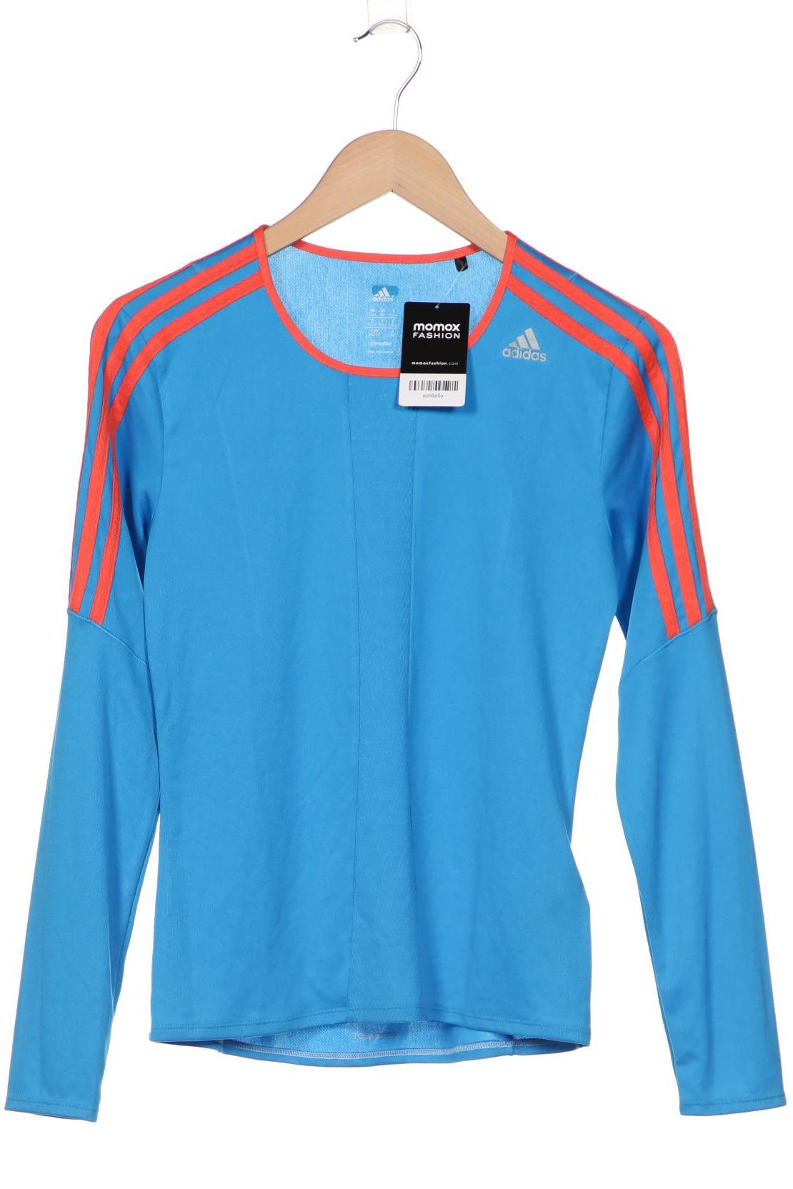 

adidas Damen Langarmshirt, blau, Gr. 34