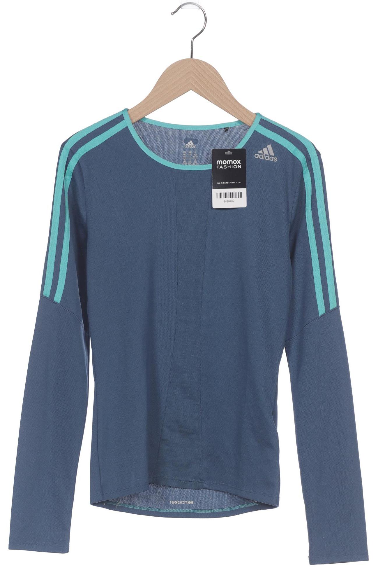 

adidas Damen Langarmshirt, blau, Gr. 32