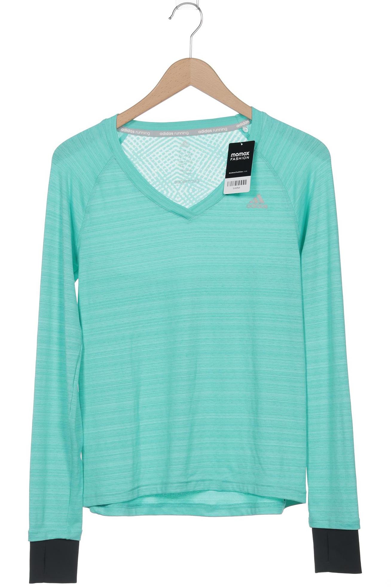 

adidas Damen Langarmshirt, türkis, Gr. 38