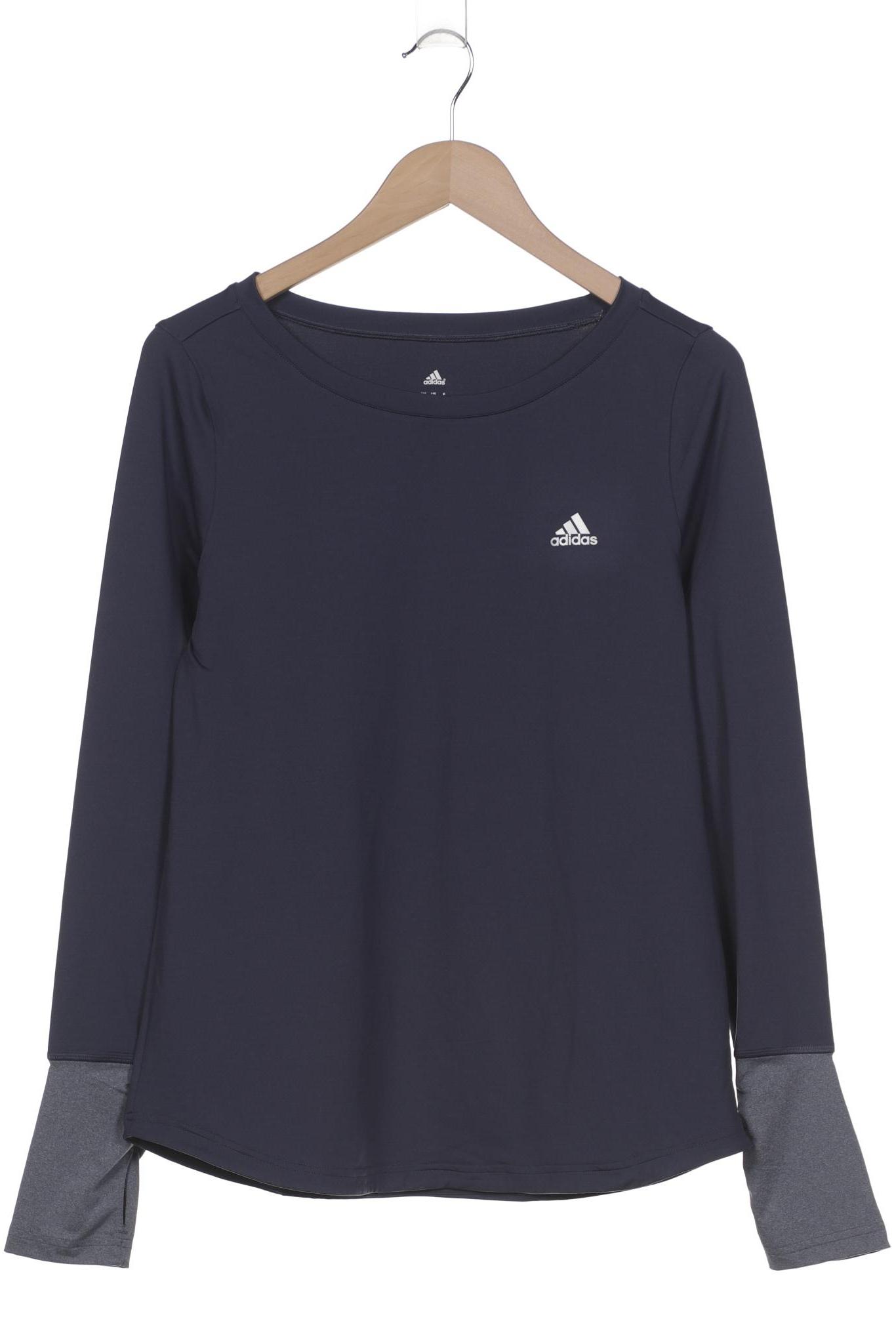 

adidas Damen Langarmshirt, blau, Gr. 38