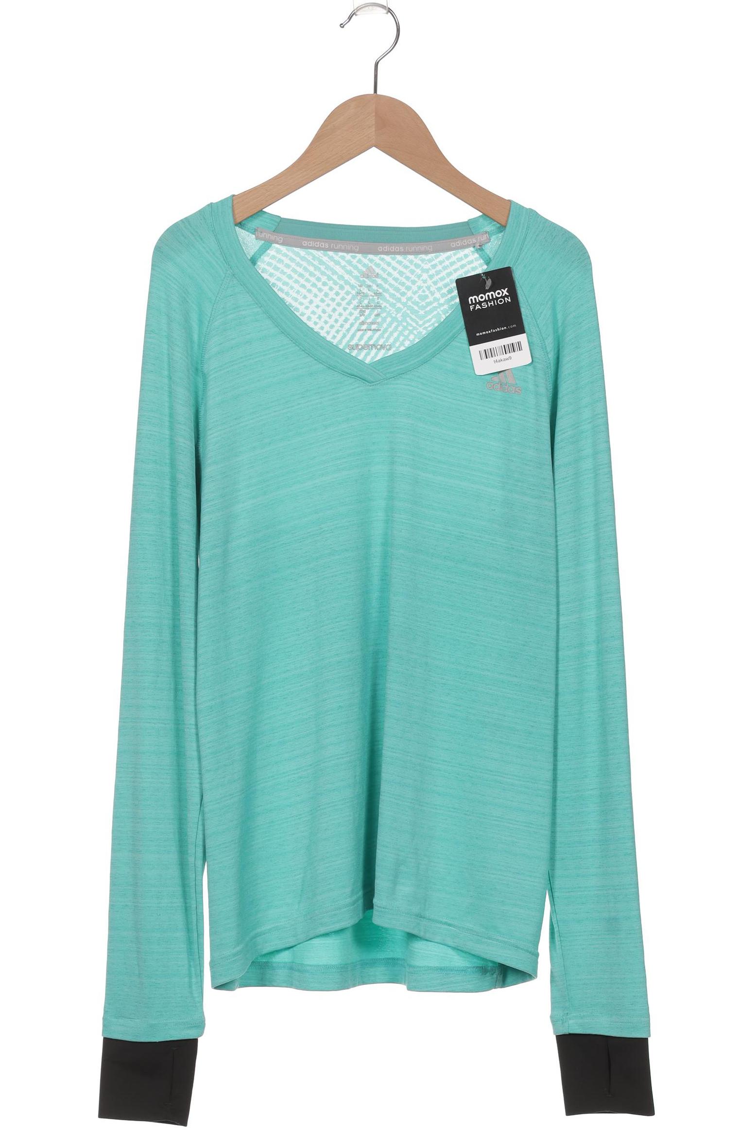 

adidas Damen Langarmshirt, türkis, Gr. 42
