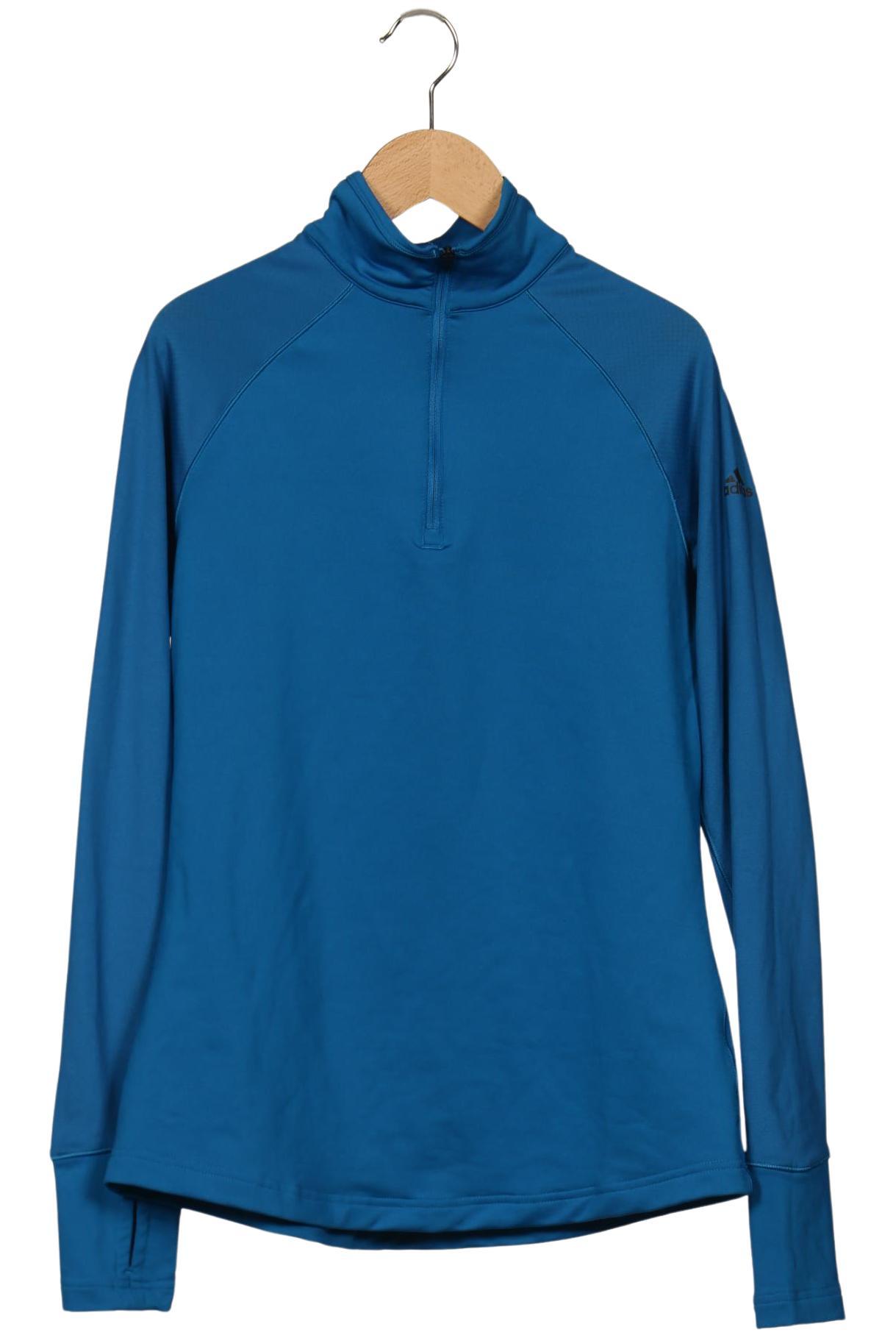 

adidas Damen Langarmshirt, blau, Gr. 42