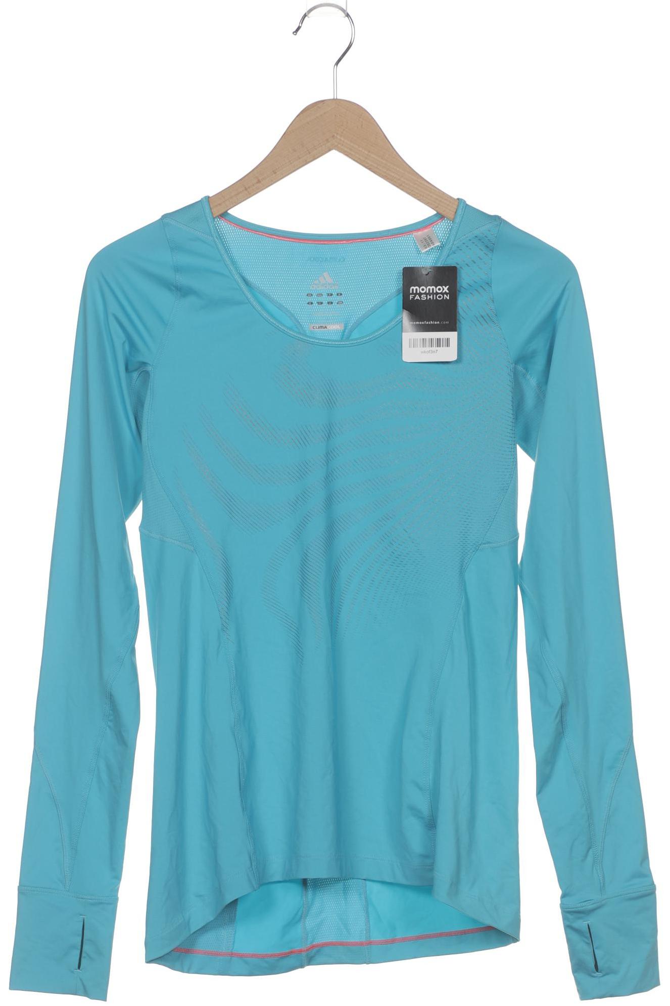 

adidas Damen Langarmshirt, blau, Gr. 40