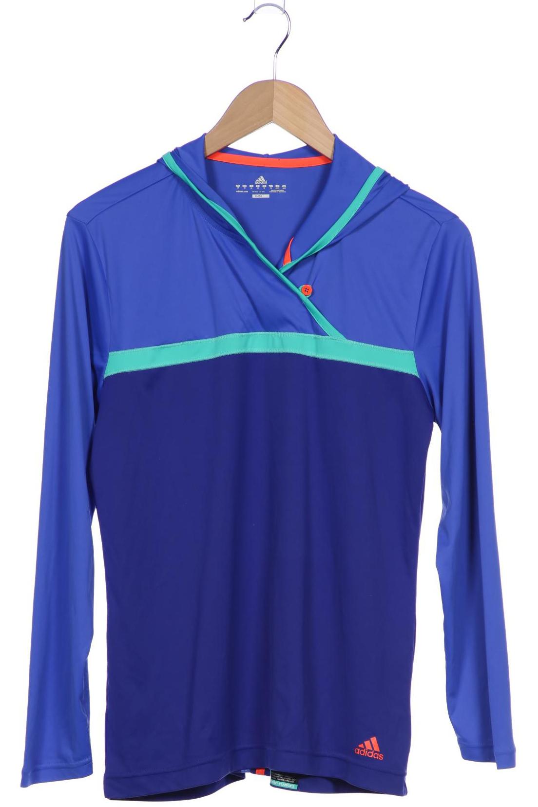

adidas Damen Langarmshirt, blau, Gr. 40