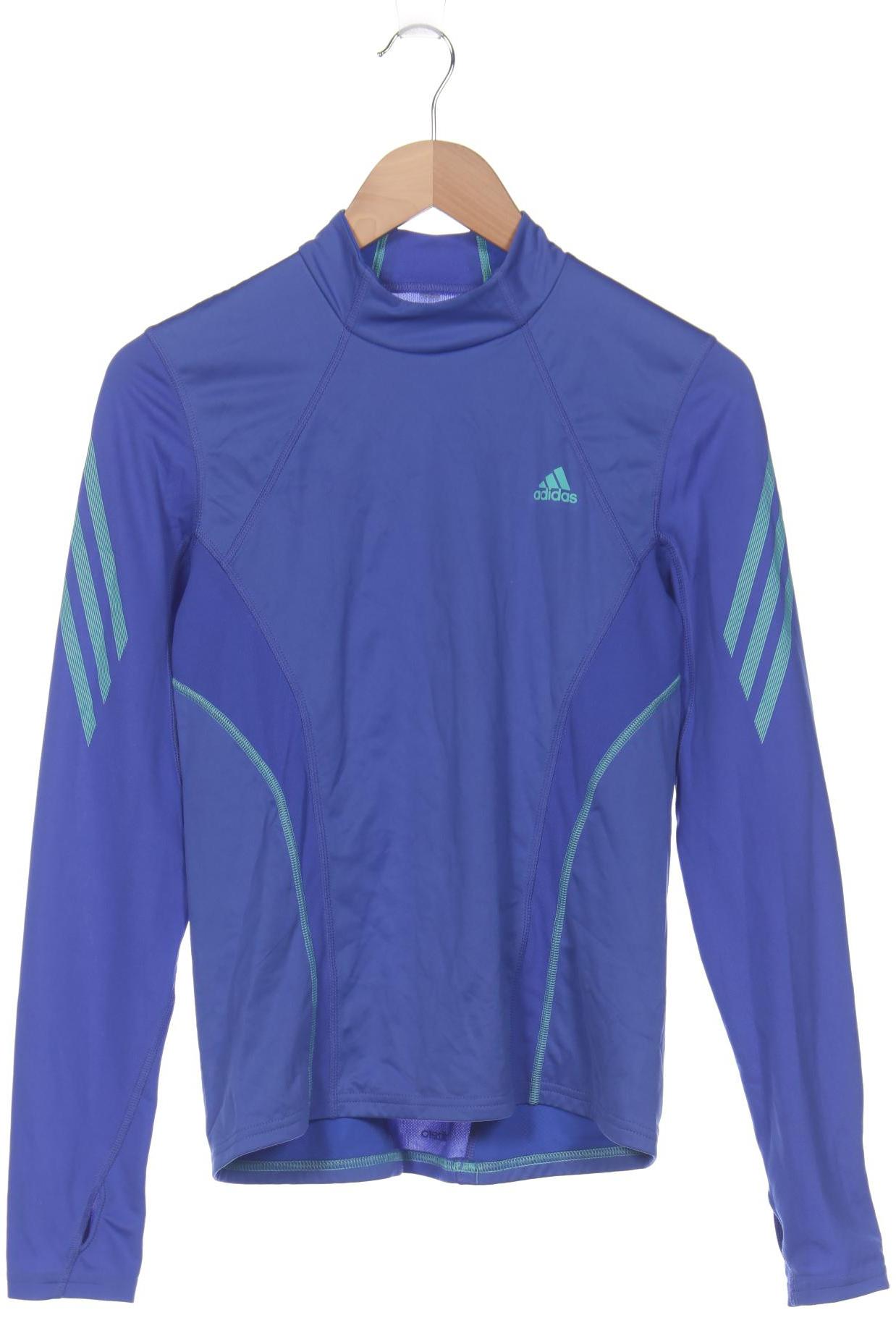 

adidas Damen Langarmshirt, blau, Gr. 36