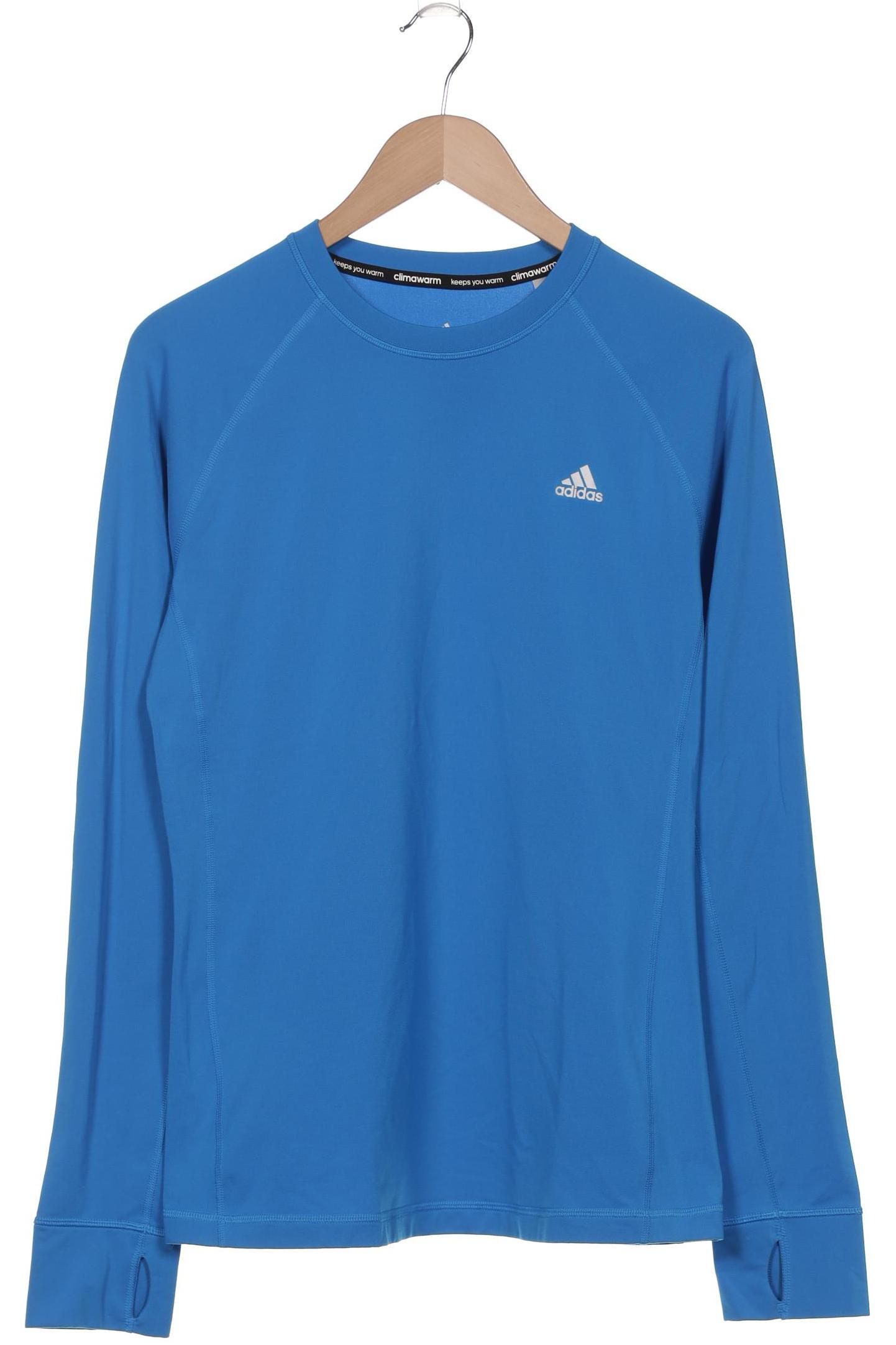 

adidas Damen Langarmshirt, blau, Gr. 42