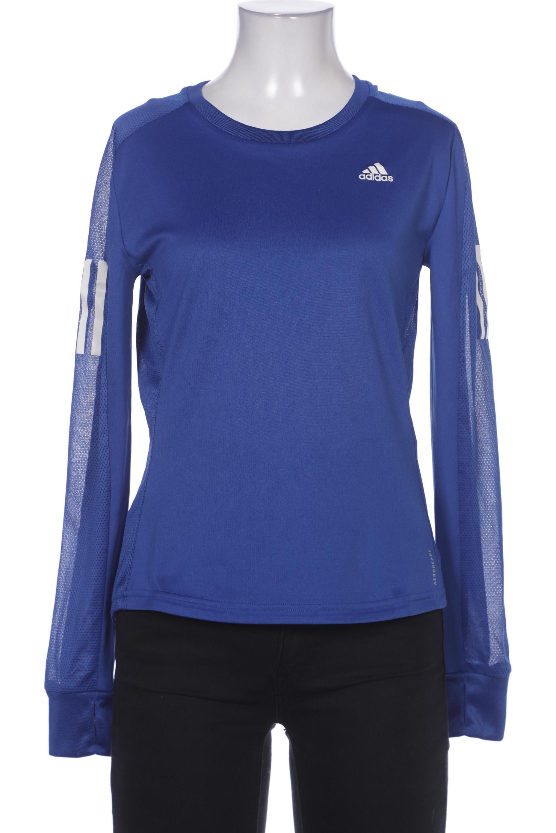 

adidas Damen Langarmshirt, blau, Gr. 36