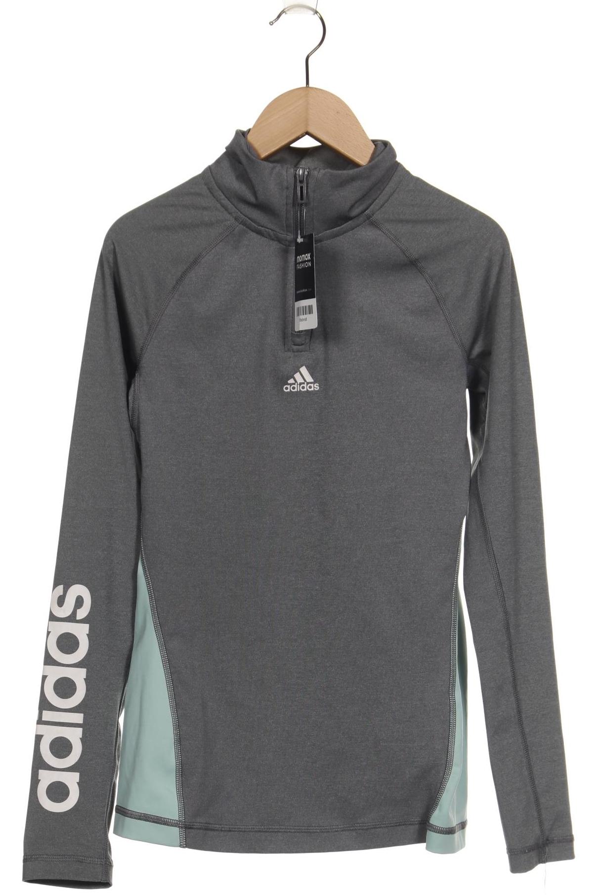 

adidas Damen Langarmshirt, grau, Gr. 34