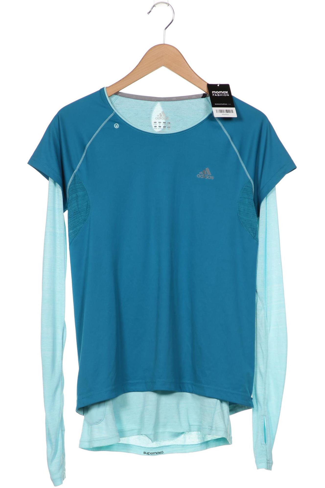 

adidas Damen Langarmshirt, türkis, Gr. 38