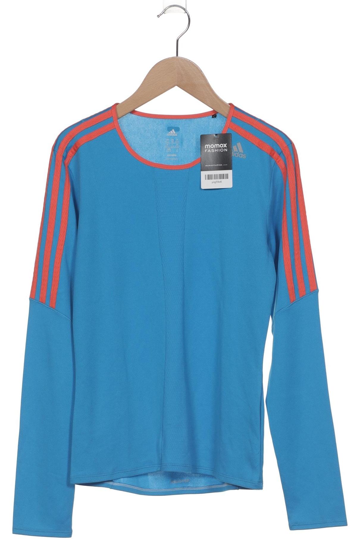 

adidas Damen Langarmshirt, blau, Gr. 34