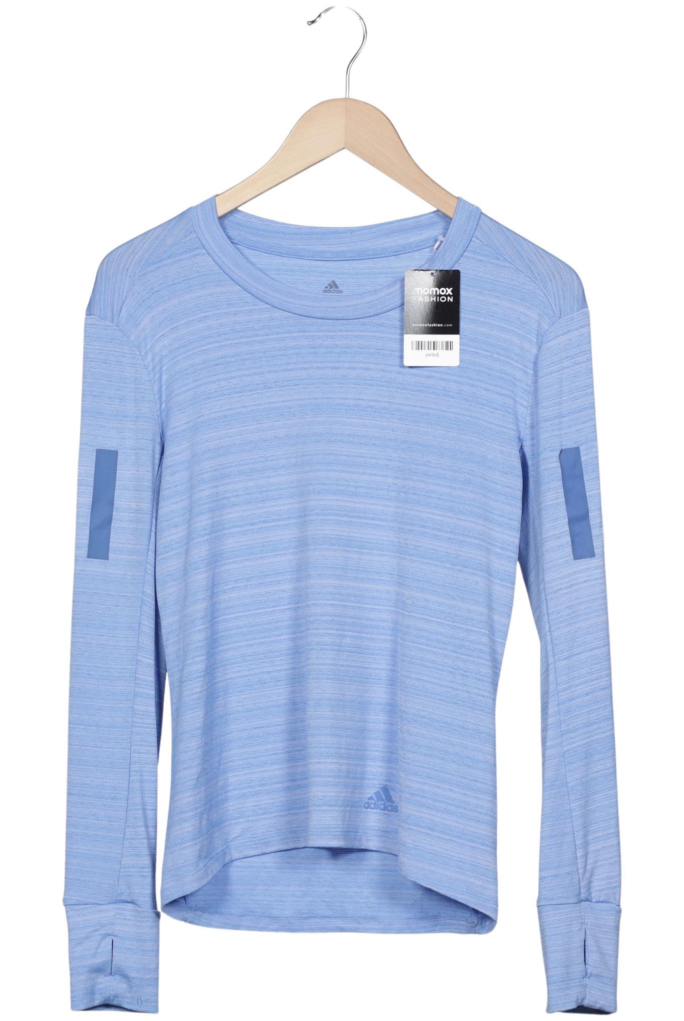 

adidas Damen Langarmshirt, blau, Gr. 36