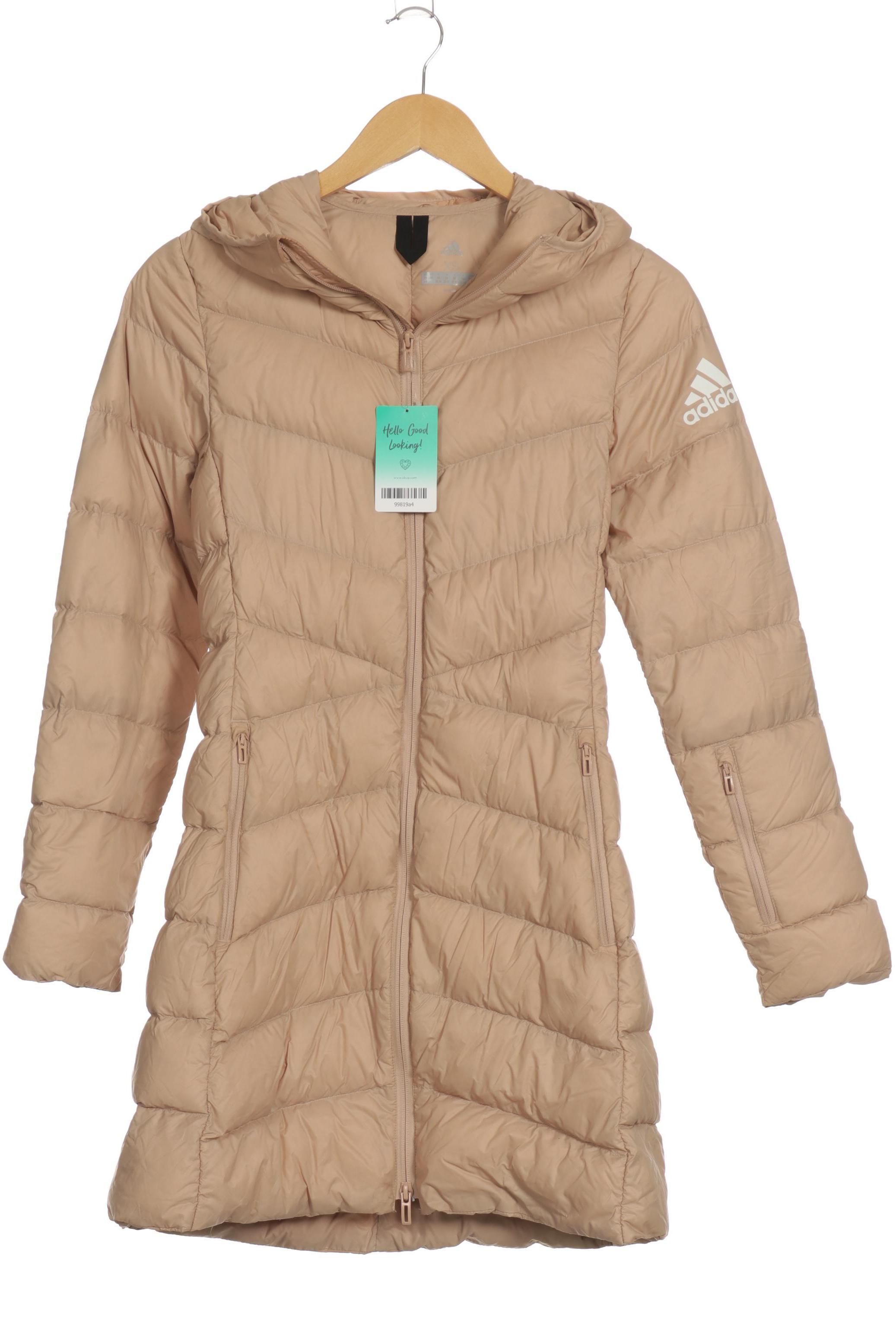 

adidas Damen Mantel, beige, Gr.
