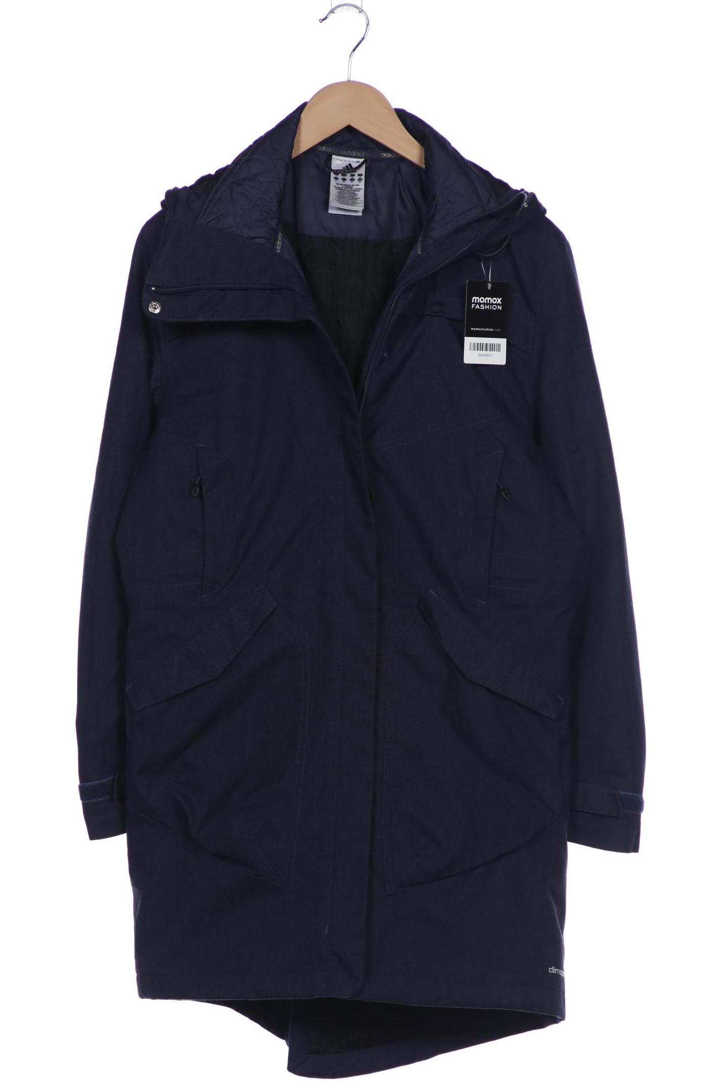 

adidas Damen Mantel, marineblau, Gr. 36
