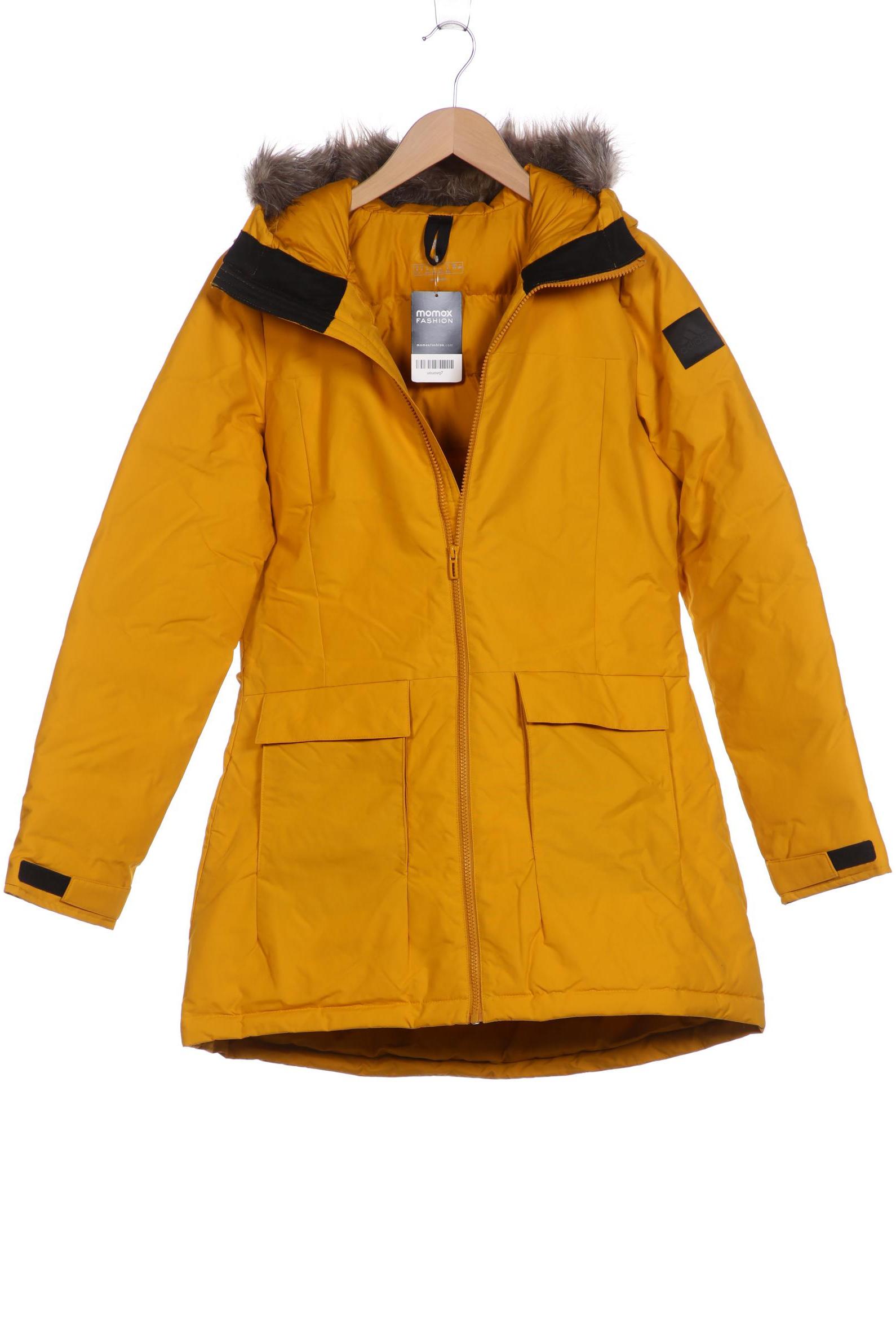 

adidas Damen Mantel, gelb, Gr. 38
