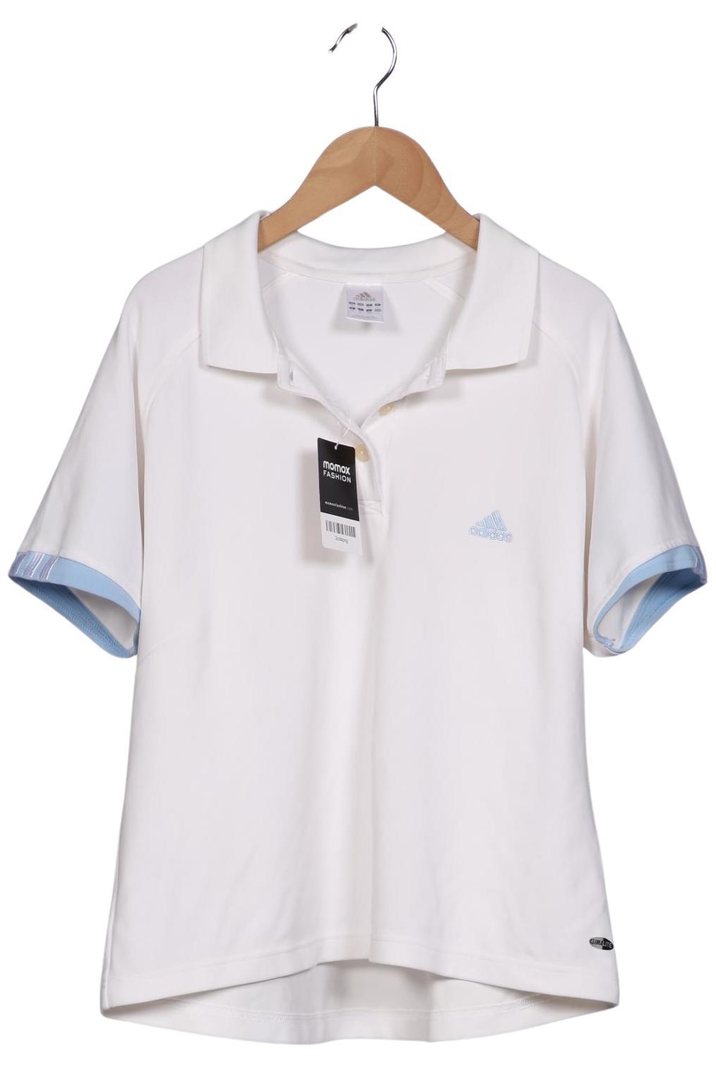 

adidas Damen Poloshirt, weiß, Gr. 44