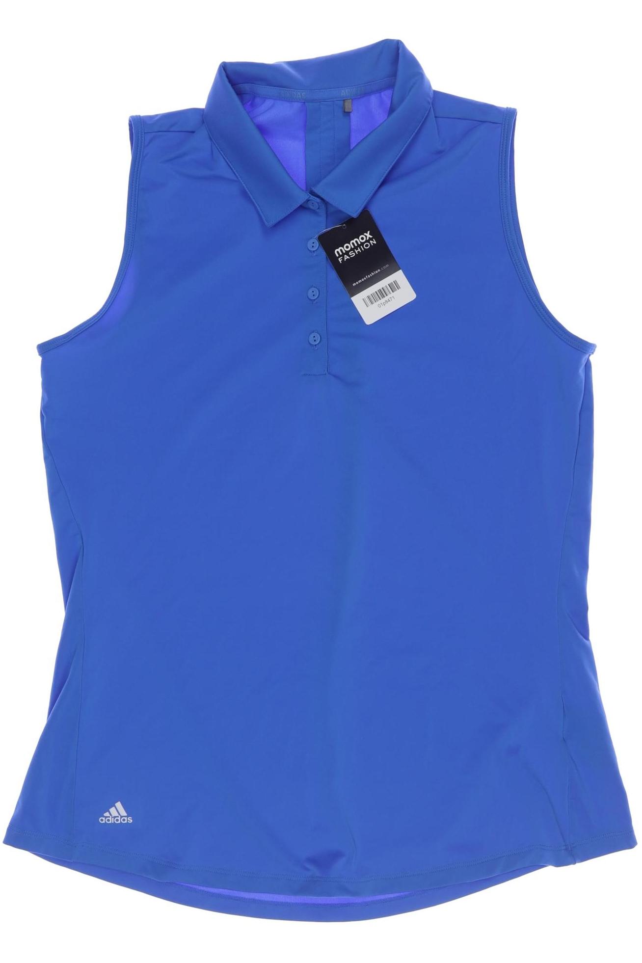 

adidas Damen Poloshirt, blau, Gr. 42