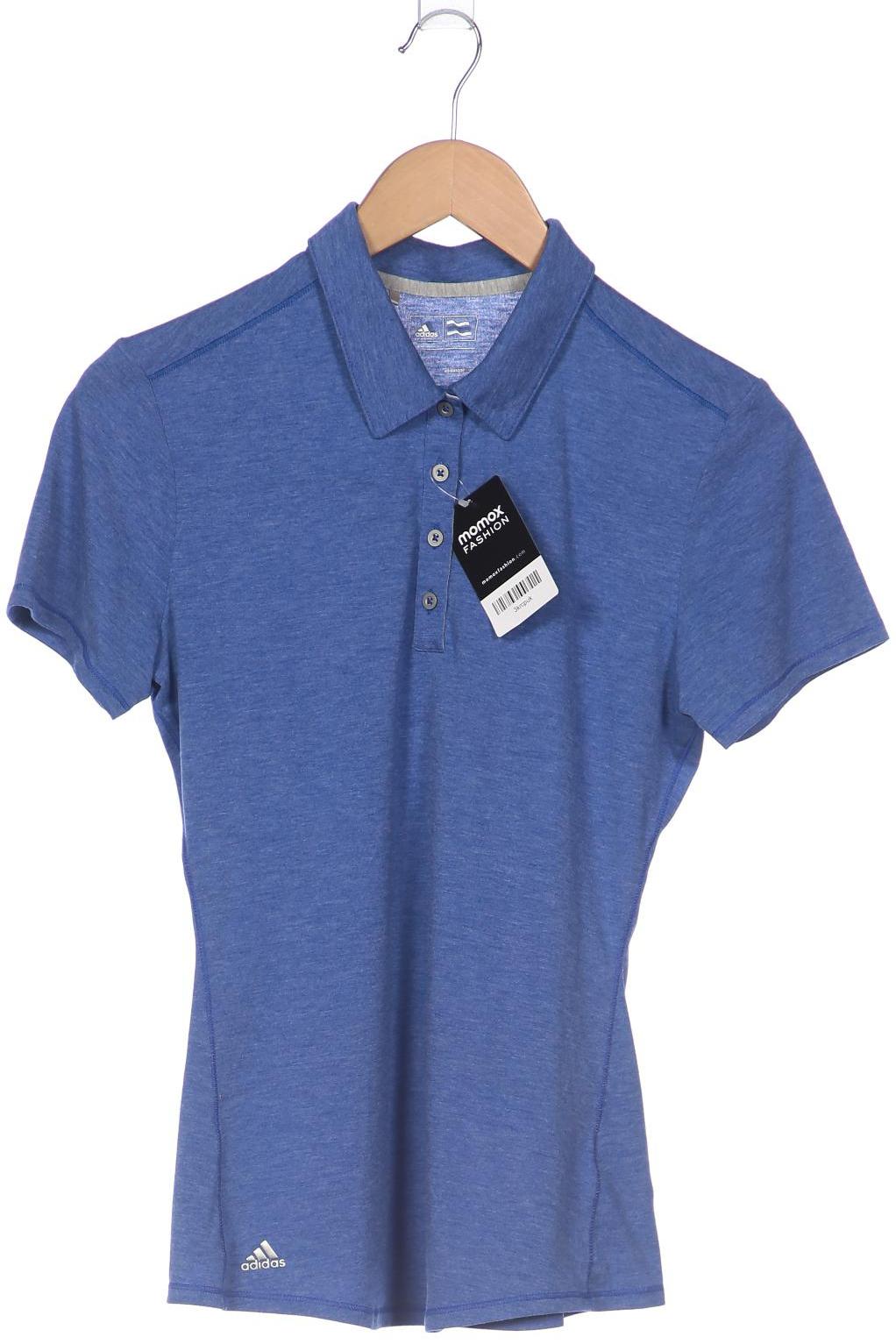 

adidas Damen Poloshirt, blau, Gr. 36
