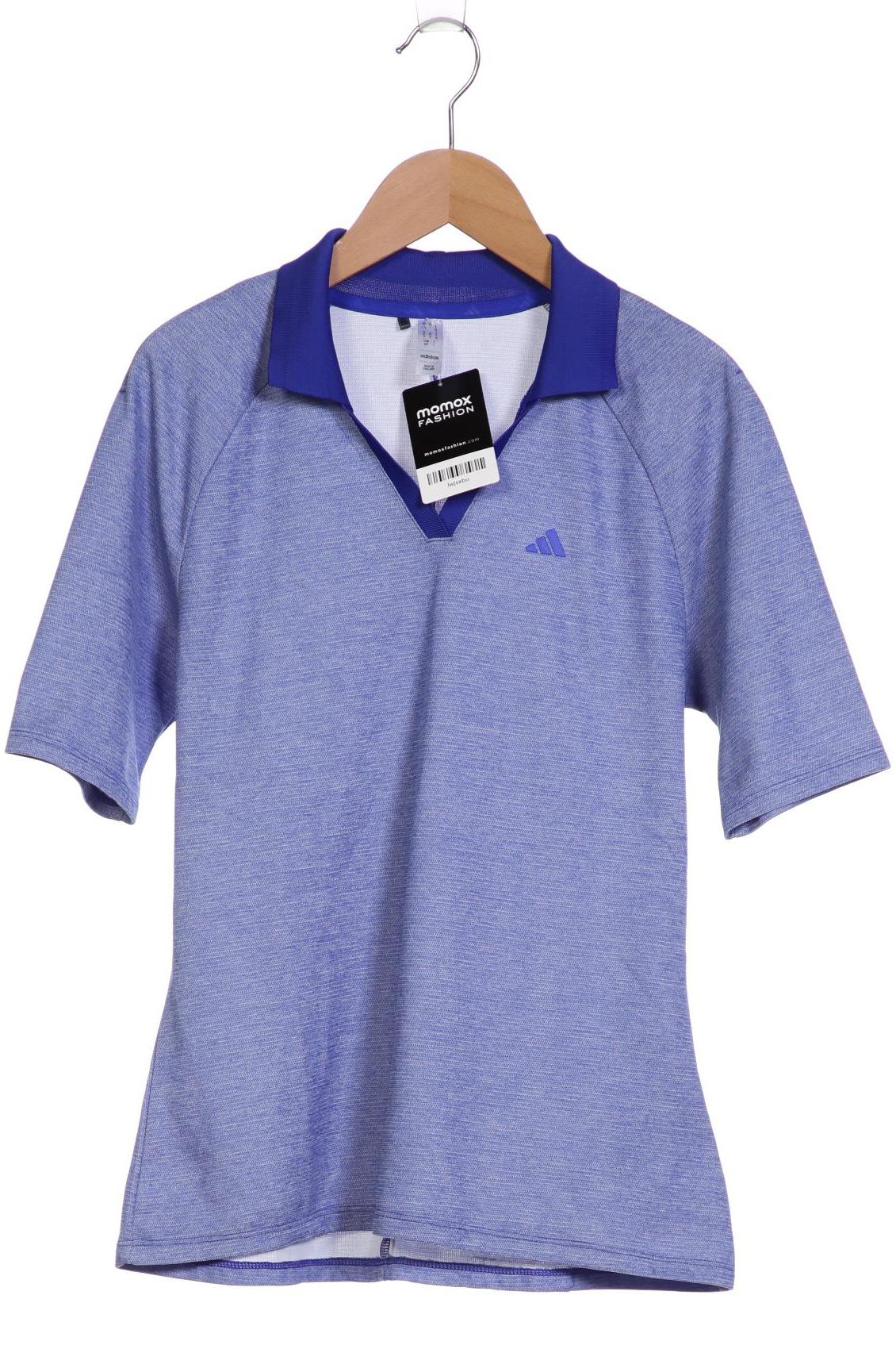 

adidas Damen Poloshirt, blau, Gr. 36