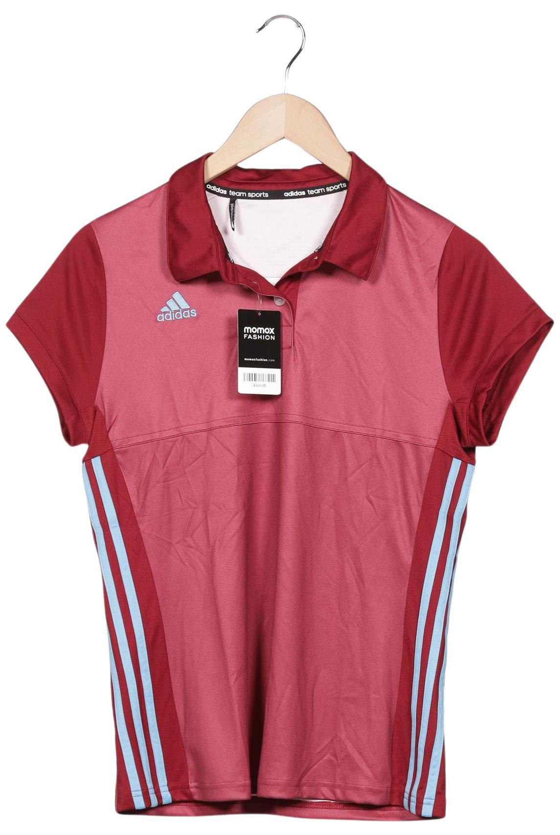 

adidas Damen Poloshirt, rot, Gr. 42