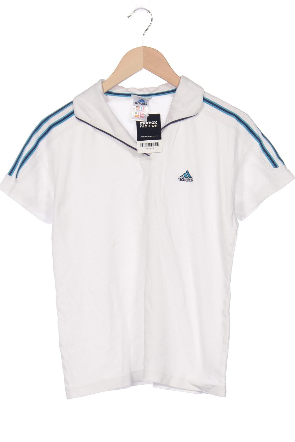 

adidas Damen Poloshirt, weiß, Gr. 42