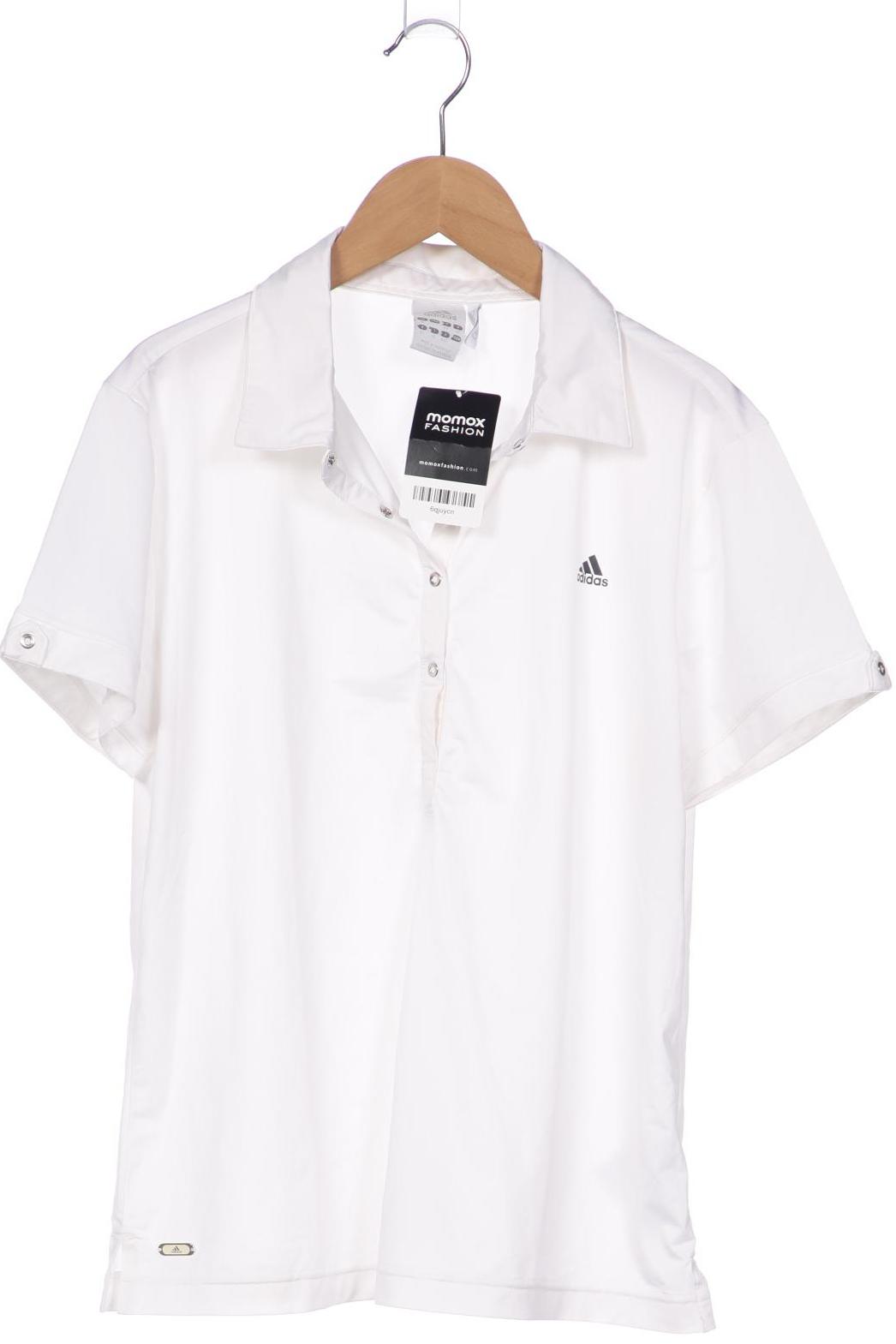 

adidas Damen Poloshirt, weiß, Gr. 42