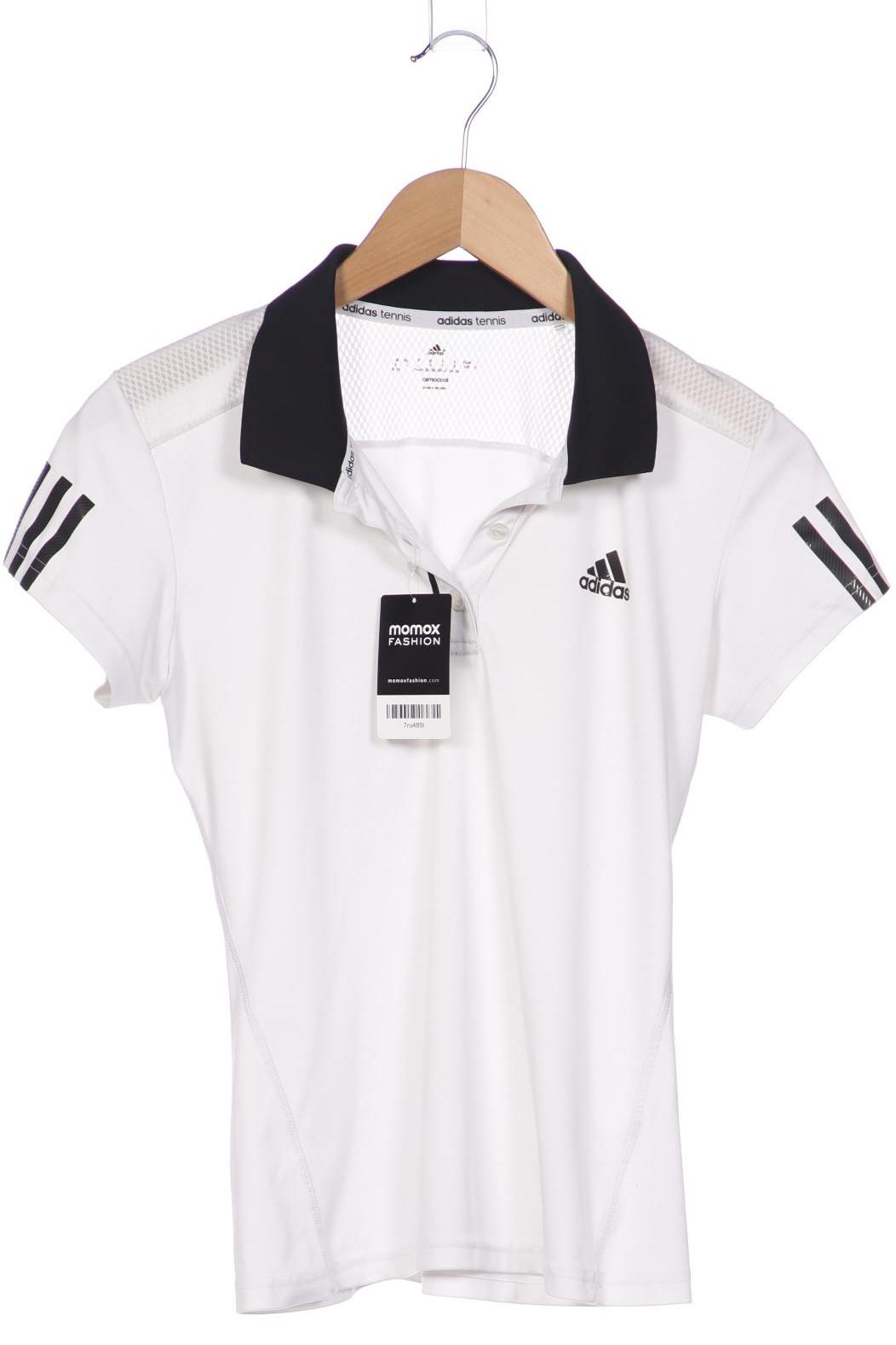 

adidas Damen Poloshirt, weiß, Gr. 36