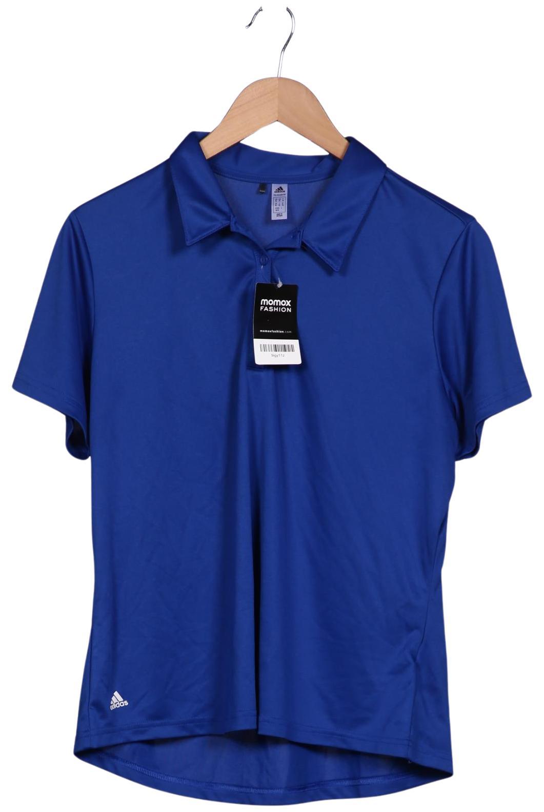 

adidas Damen Poloshirt, blau, Gr. 44