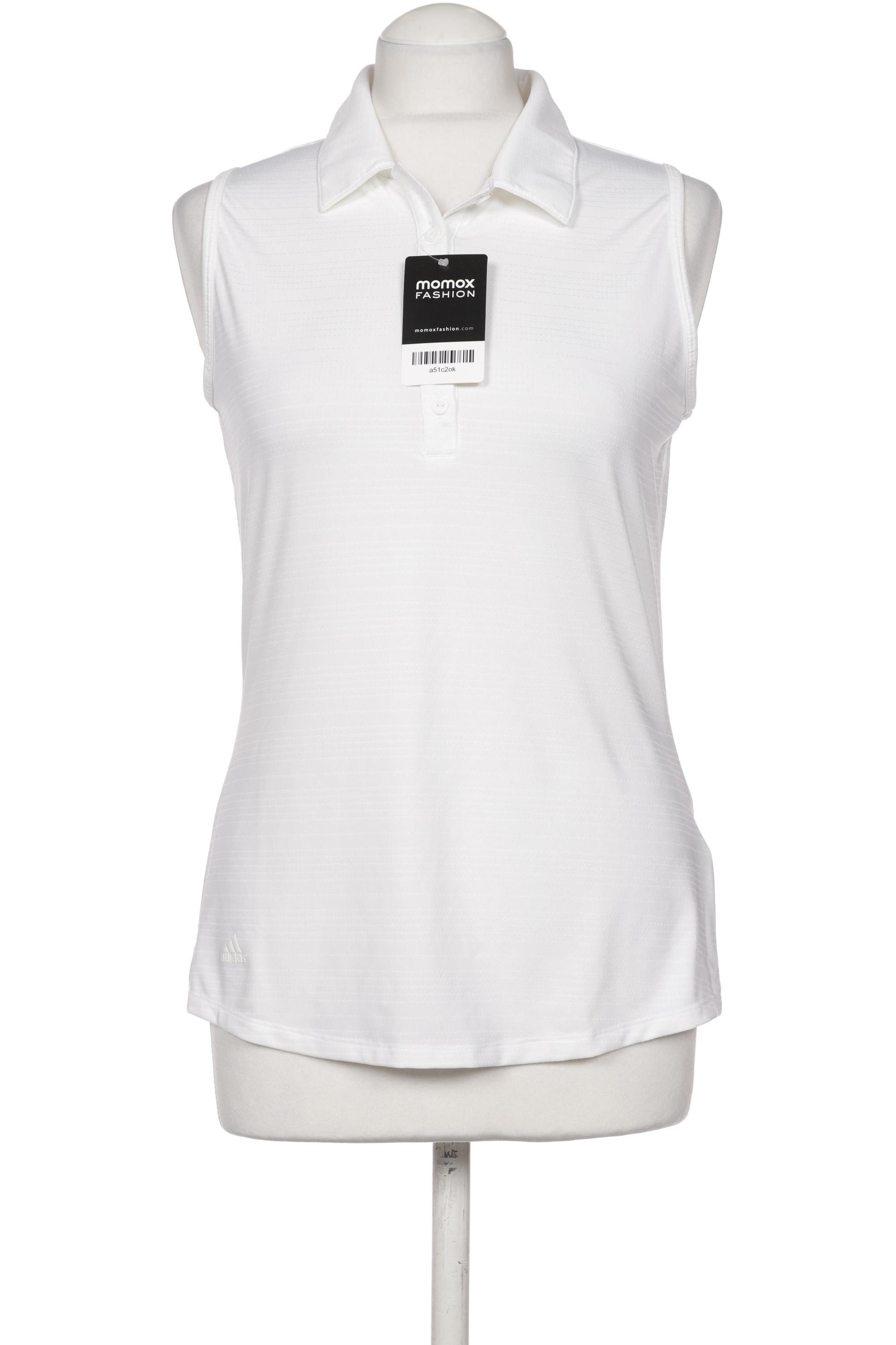 

adidas Damen Poloshirt, weiß, Gr. 36