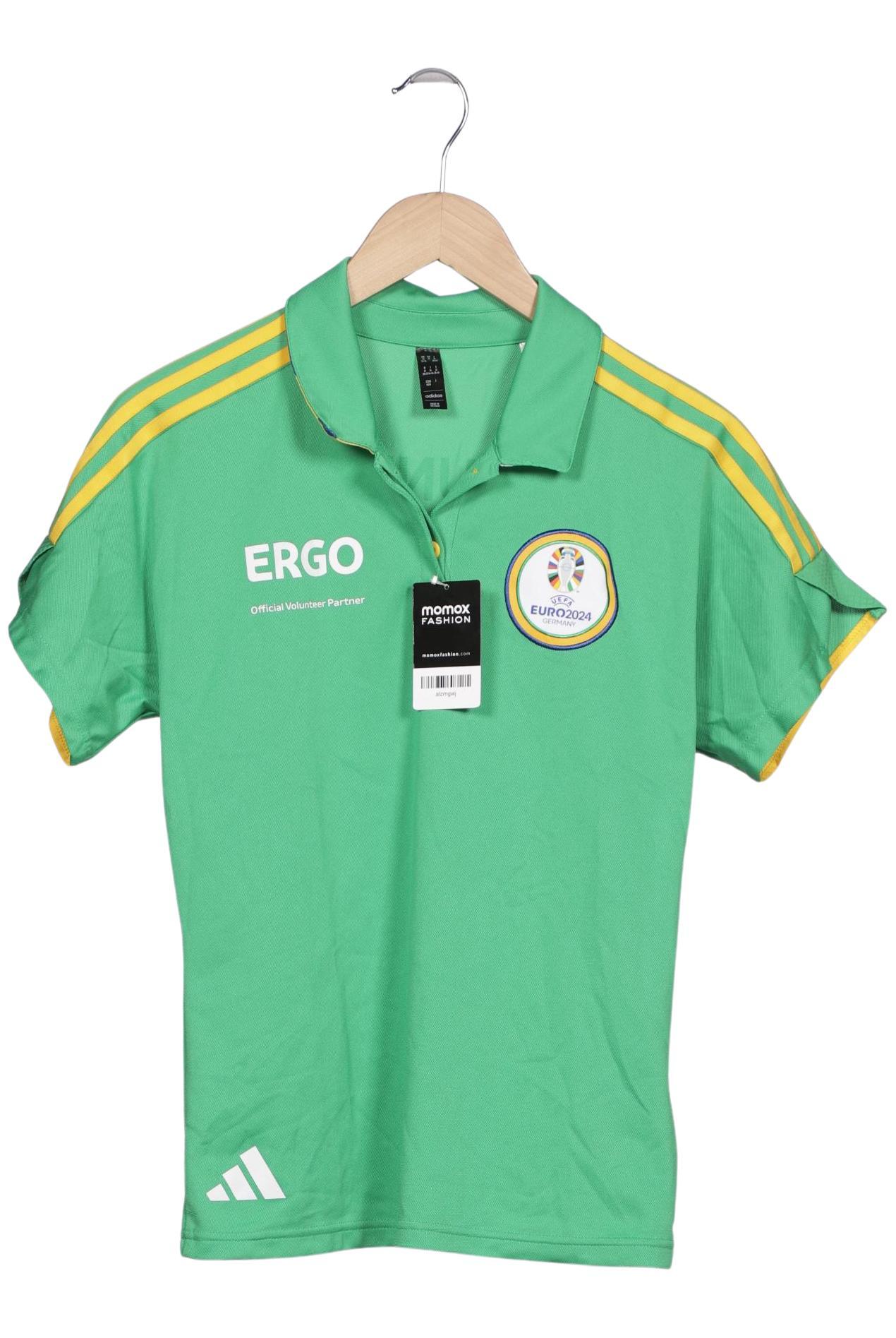 

adidas Damen Poloshirt, grün, Gr. 38