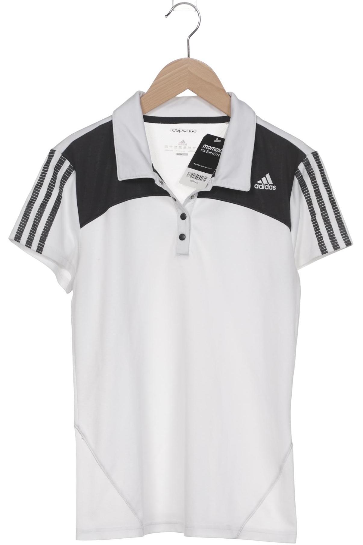 

adidas Damen Poloshirt, weiß, Gr. 38